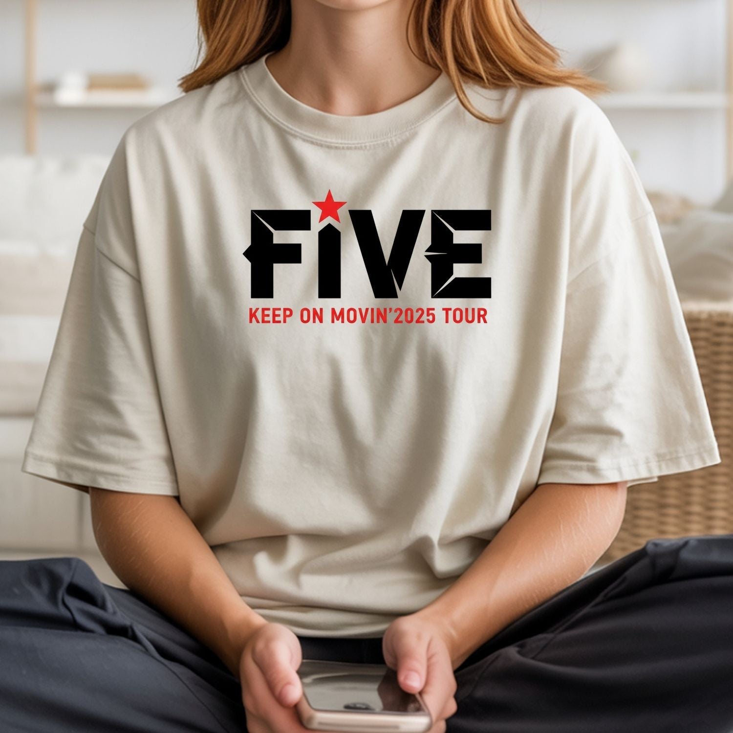 Vintage 90s Keep Movin On Tour Tee – Retro Boyband-Inspired Graphic Shirt