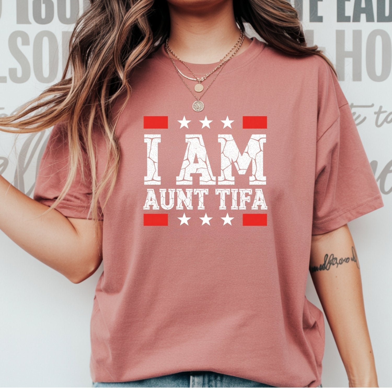 I Am Aunt Tifa Shirt – Funny Meme Graphic Tee for Aunts