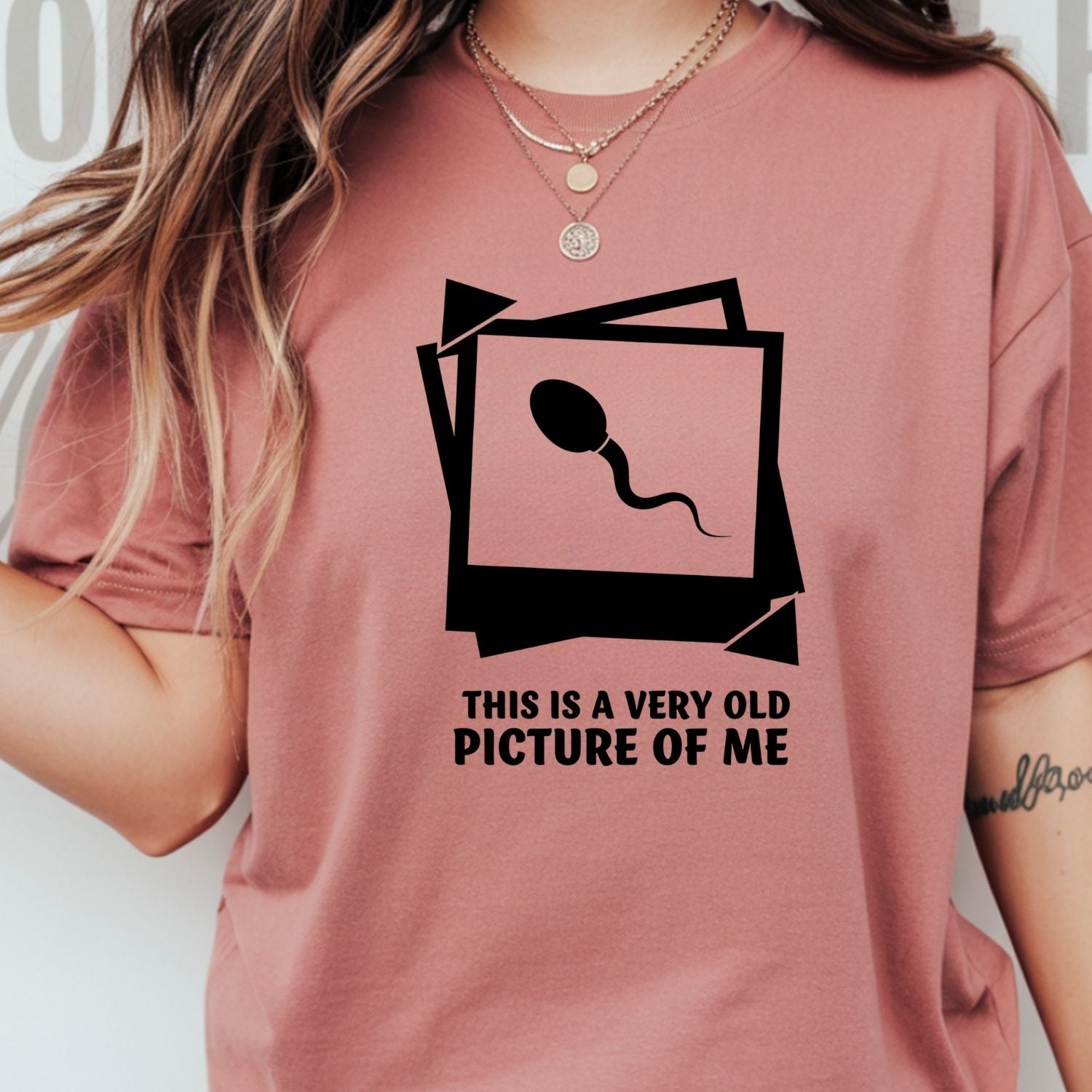 Funny This Is a Very Old Picture of Me T-Shirt - Humor Tee for Men - Sarcastic Birthday Gift