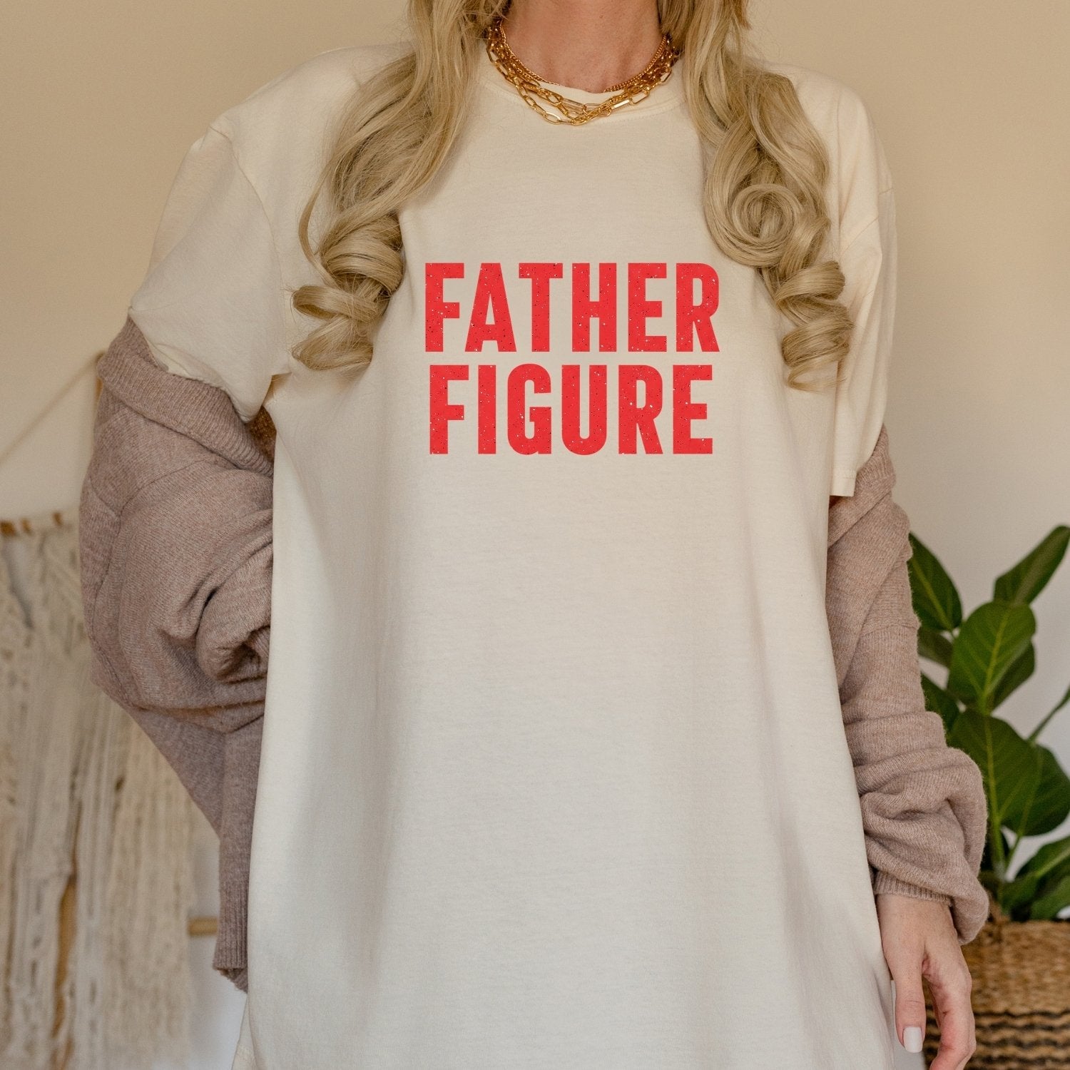 Father Figure T-Shirt – Vintage Pop Culture Graphic Tee