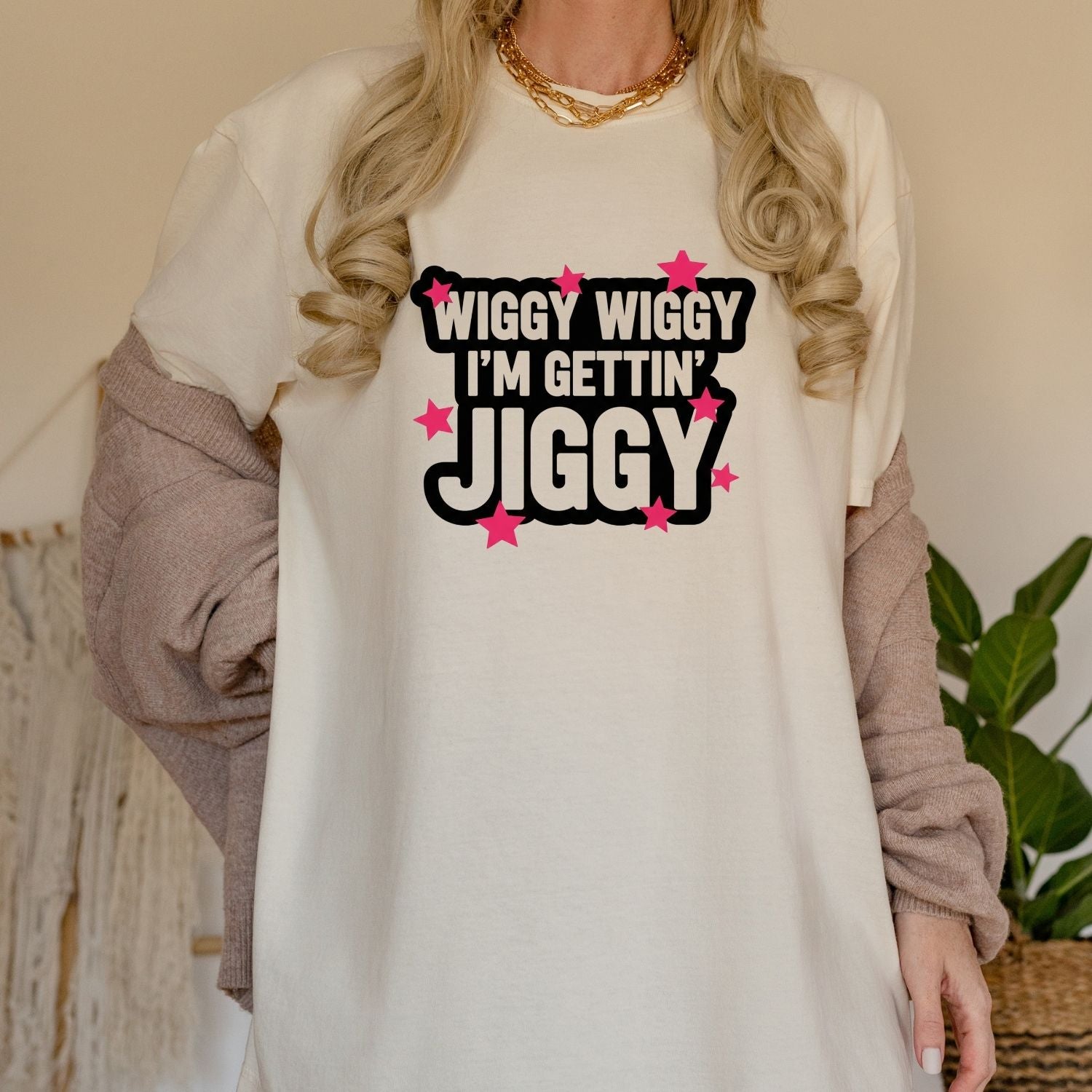 Vintage 90s Boyband T-Shirt – Wiggy Wiggy I’m Gettin Jiggy Retro Tour Tee