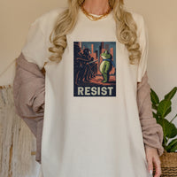 Resist Portland Frog Shirt – Funny Rebel Graphic Tee – No Kings Freedom Design