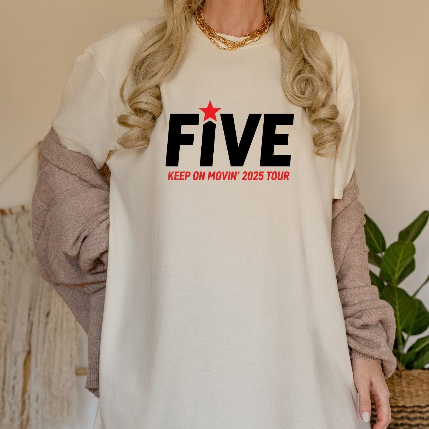 Vintage 90s Boyband T-Shirt – Retro Pop Keep Moving Tour Graphic Tee