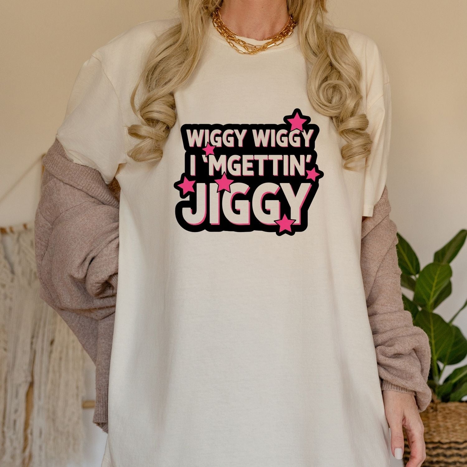 Vintage 90s Boyband T-Shirt – Wiggy Wiggy I’m Gettin’ Jiggy Retro Tour Tee