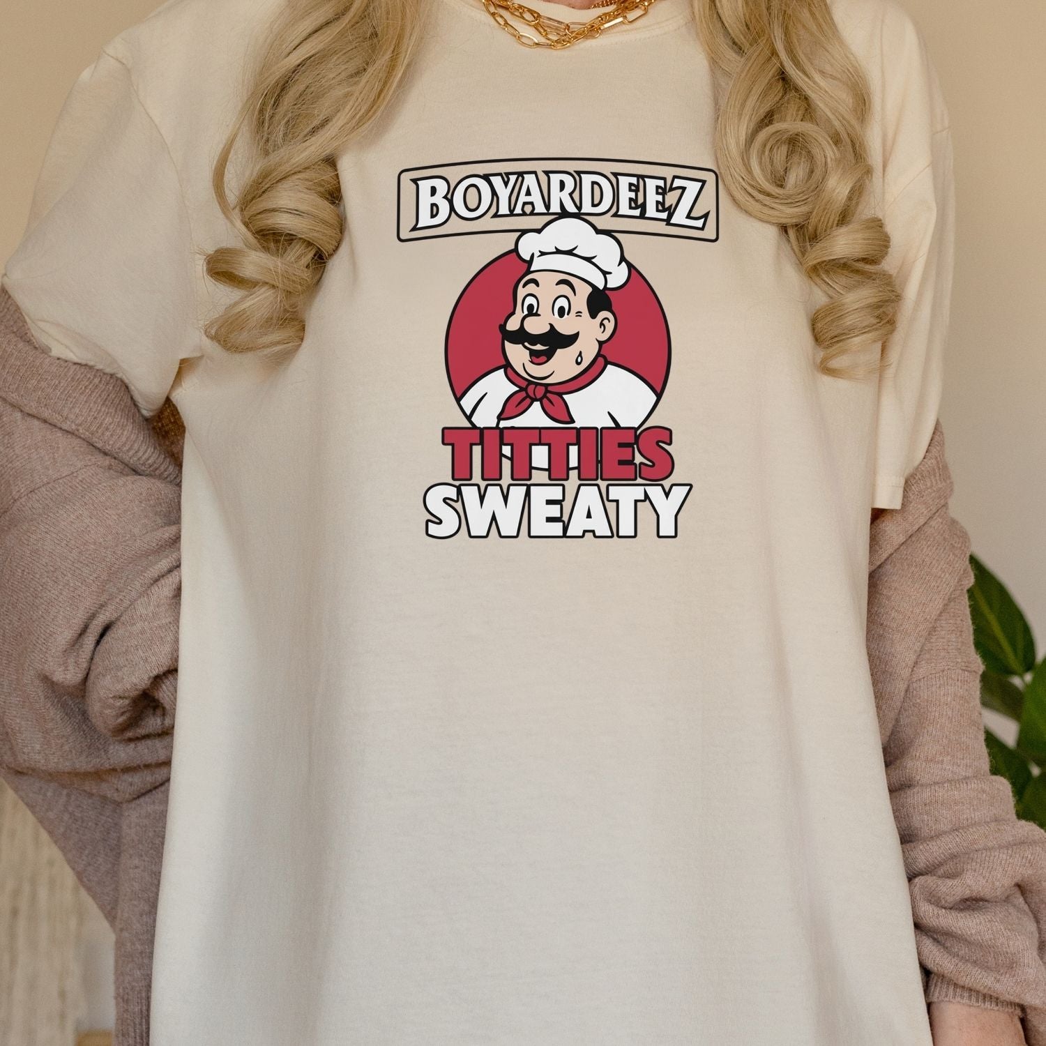 Retro Funny Boyardeez Nutz Sweaty Meme T-Shirt - Embarrassing Graphic Tee - Humor Shirt for Men and Women