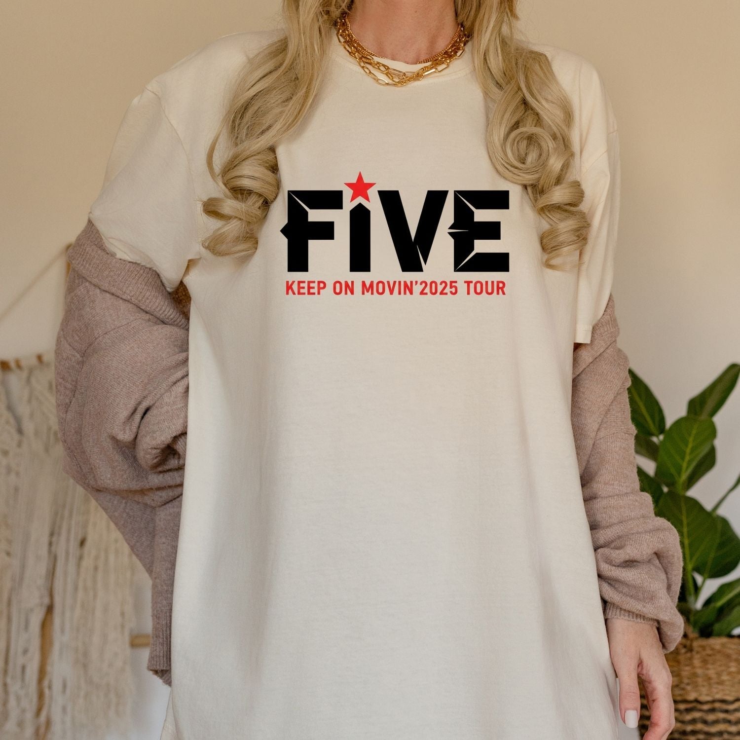 Vintage 90s Keep Movin On Tour Tee – Retro Boyband-Inspired Graphic Shirt