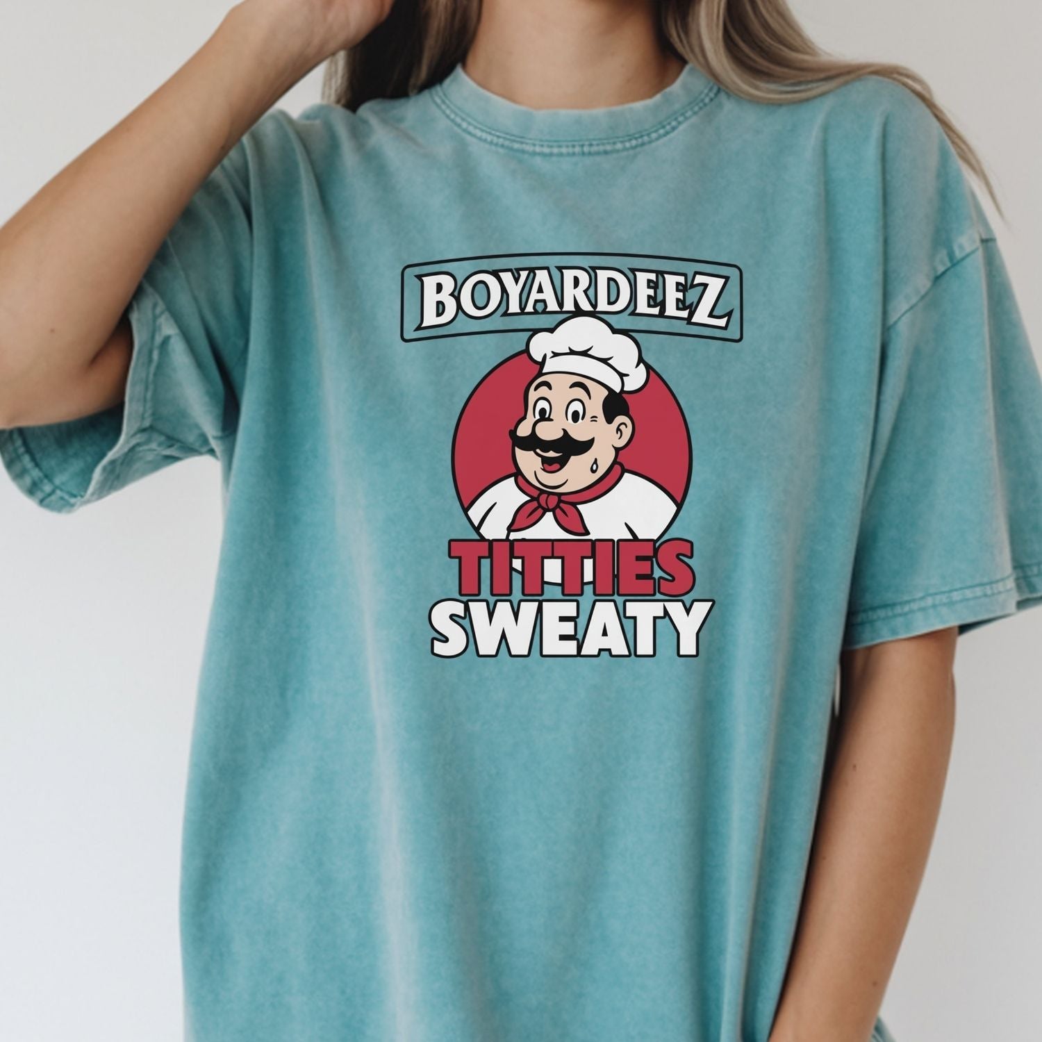 Retro Funny Boyardeez Nutz Sweaty Meme T-Shirt - Embarrassing Graphic Tee - Humor Shirt for Men and Women