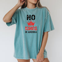 No Kings in America T-Shirt – Patriotic Democracy Tee – Freedom Graphic Top
