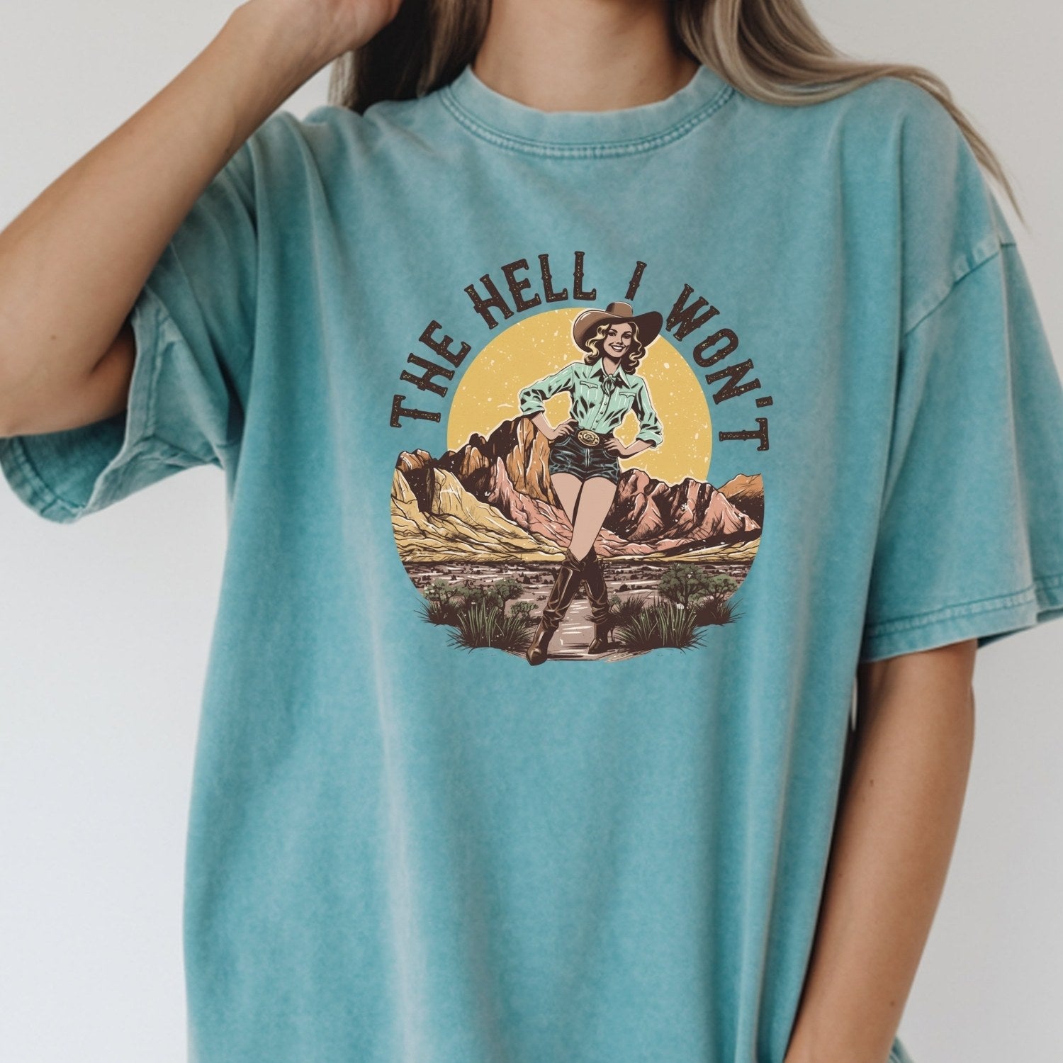 The Hell I Won’t T-Shirt – Retro Feminist Tee, Equality & Strength Gift Idea