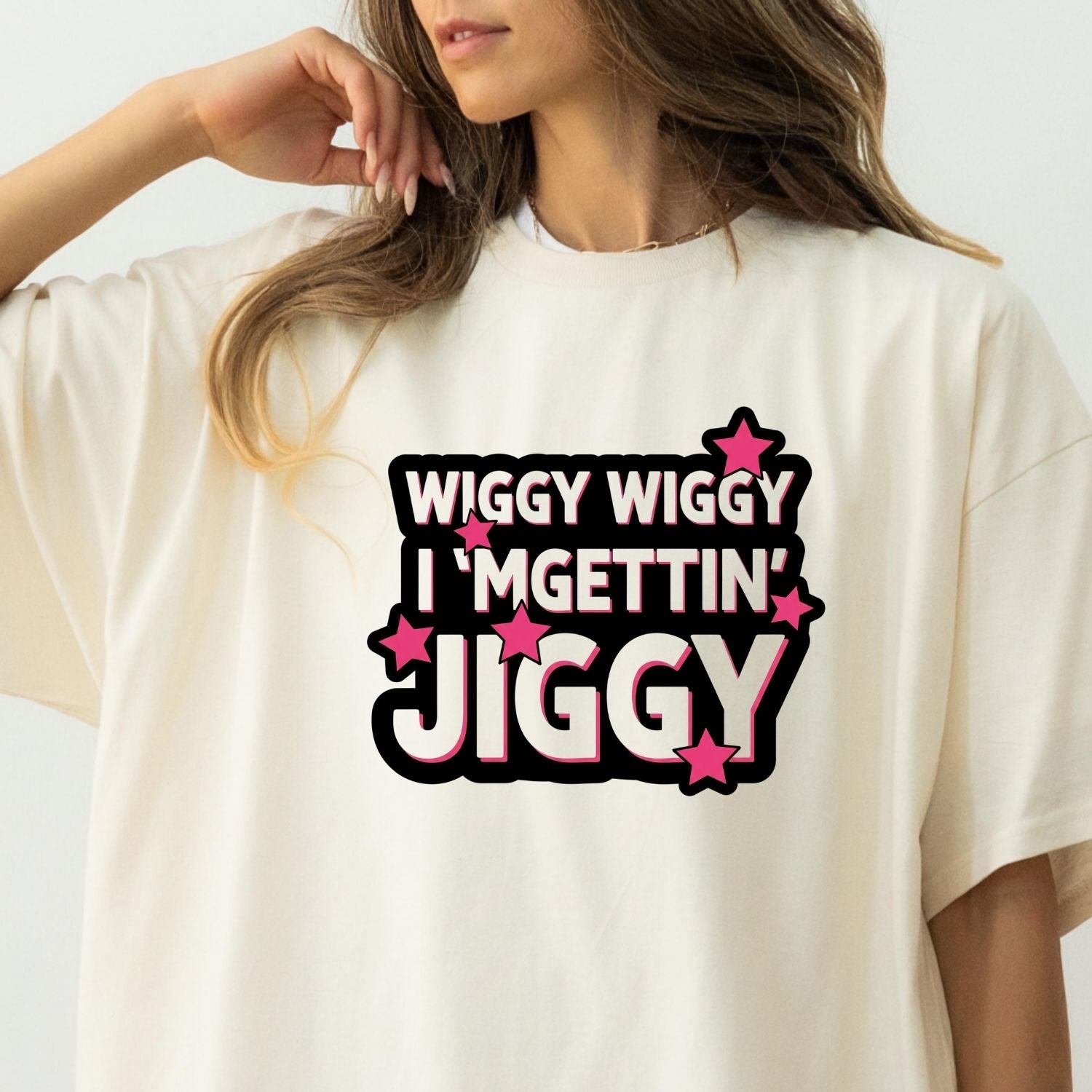 Vintage 90s Boyband T-Shirt – Wiggy Wiggy I’m Gettin’ Jiggy Retro Tour Tee