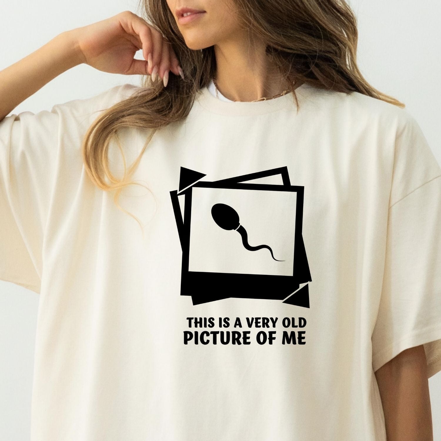 Funny This Is a Very Old Picture of Me T-Shirt - Humor Tee for Men - Sarcastic Birthday Gift