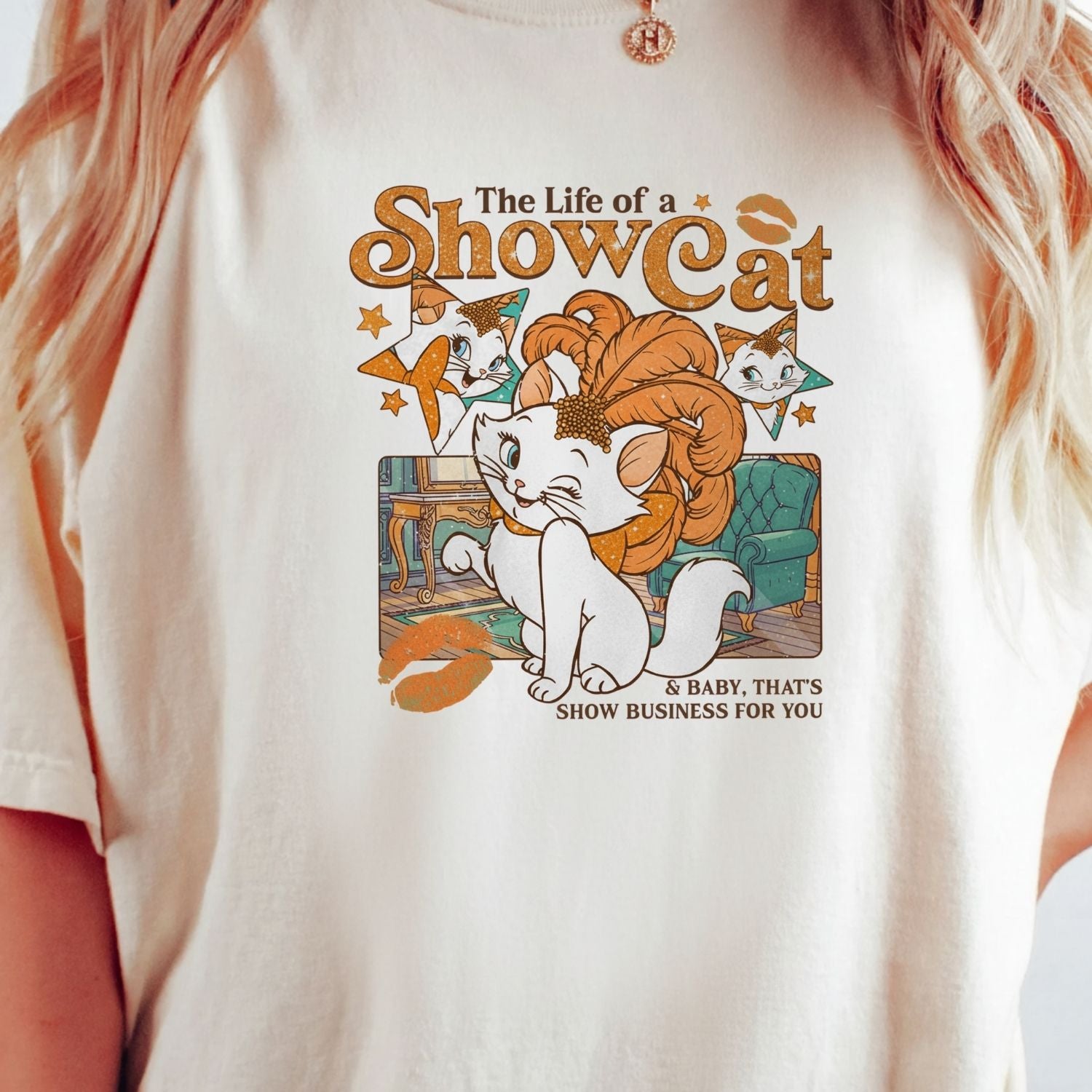 Vintage Showcat Shirt - The Life of a Show Cat Tee - Retro Cat Lover T-Shirt for Women