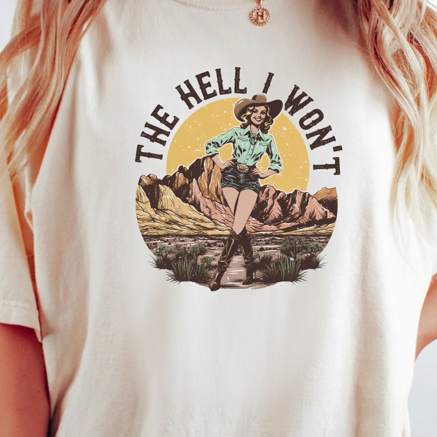 The Hell I Won’t T-Shirt – Retro Feminist Tee, Equality & Strength Gift Idea