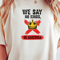 No Kings Day 2.0 T-Shirt – Liberty Inspired Patriotic Graphic Tee