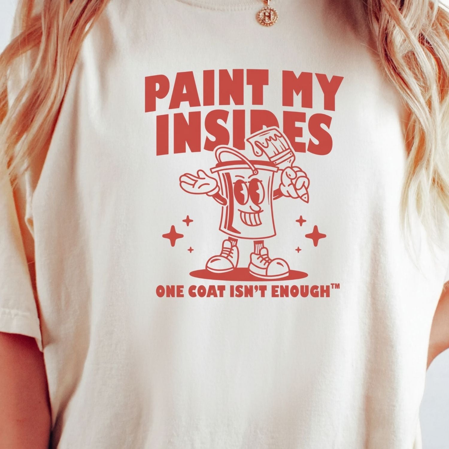 Retro Paint Can Mascot T-Shirt - Funny Art Graphic Tee - Extra Drip Edition Shirt