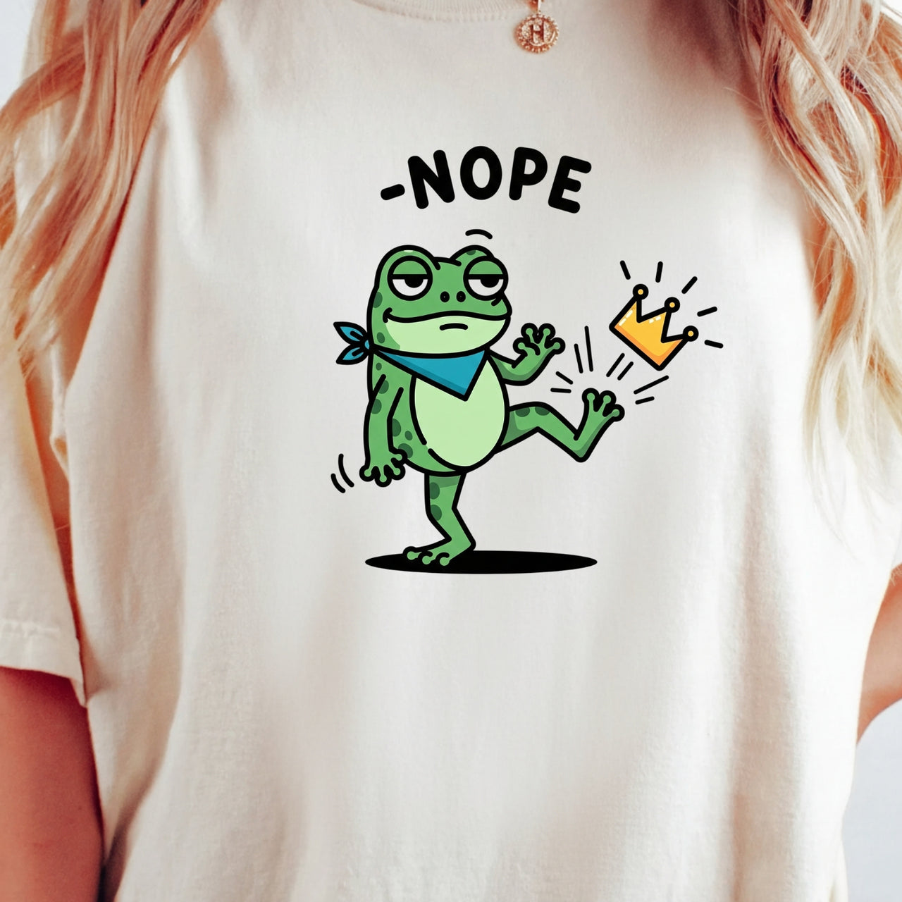No Kings Portland Frog T-Shirt - Unisex Streetwear Graphic Cotton Top