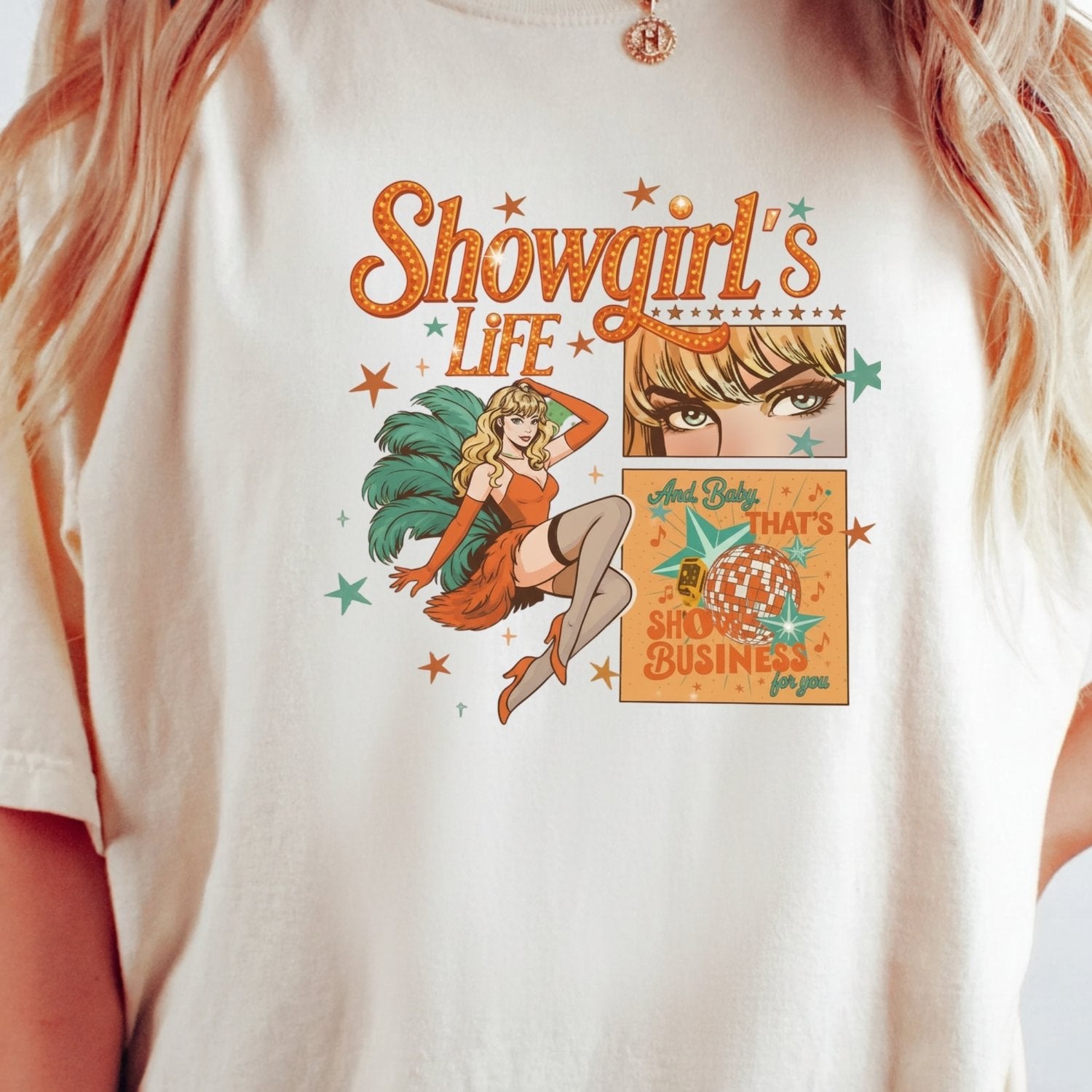 Showgirl Life Era T-Shirt – Vintage Aesthetic Graphic Tee for Youth & Adults