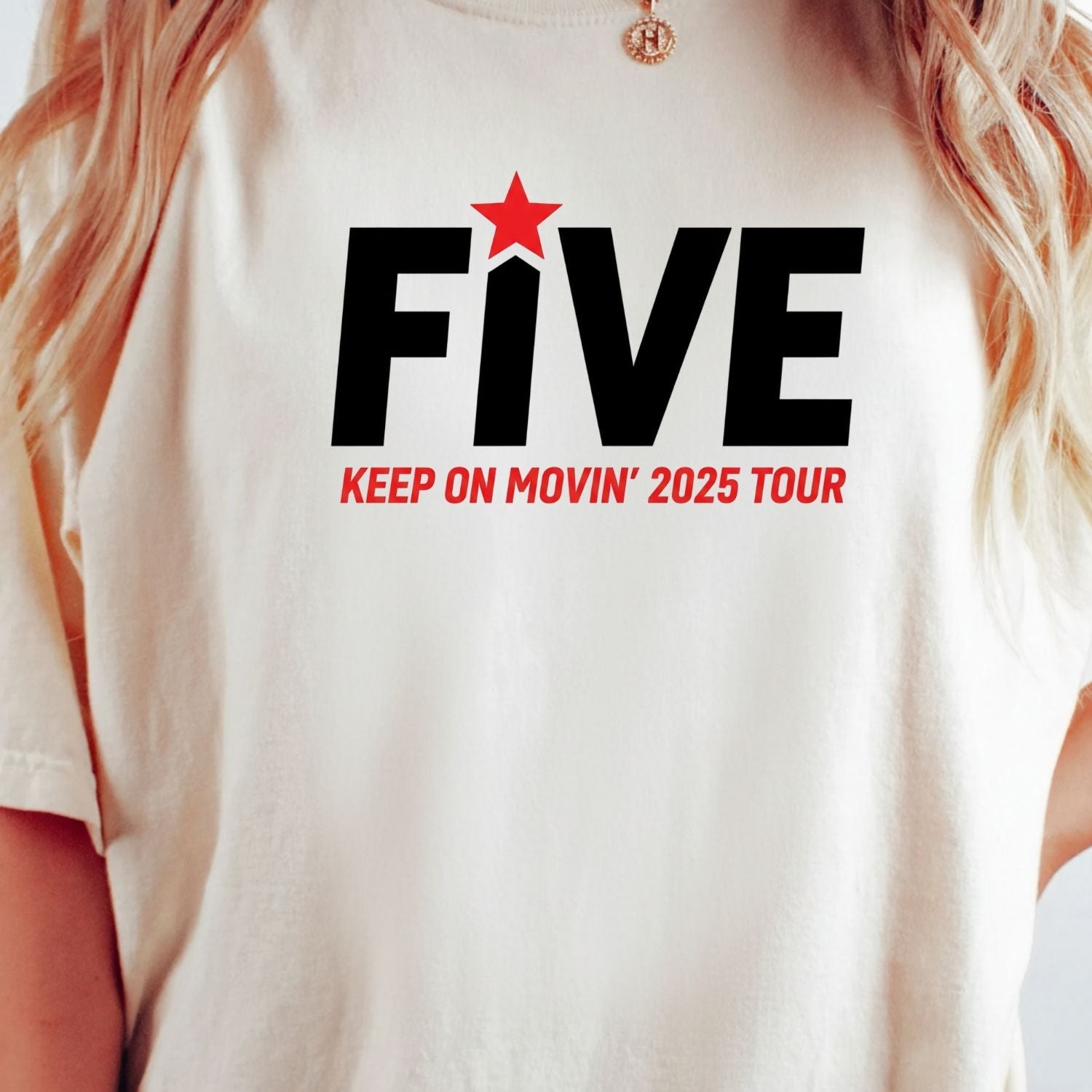 Vintage 90s Boyband T-Shirt – Retro Pop Keep Moving Tour Graphic Tee