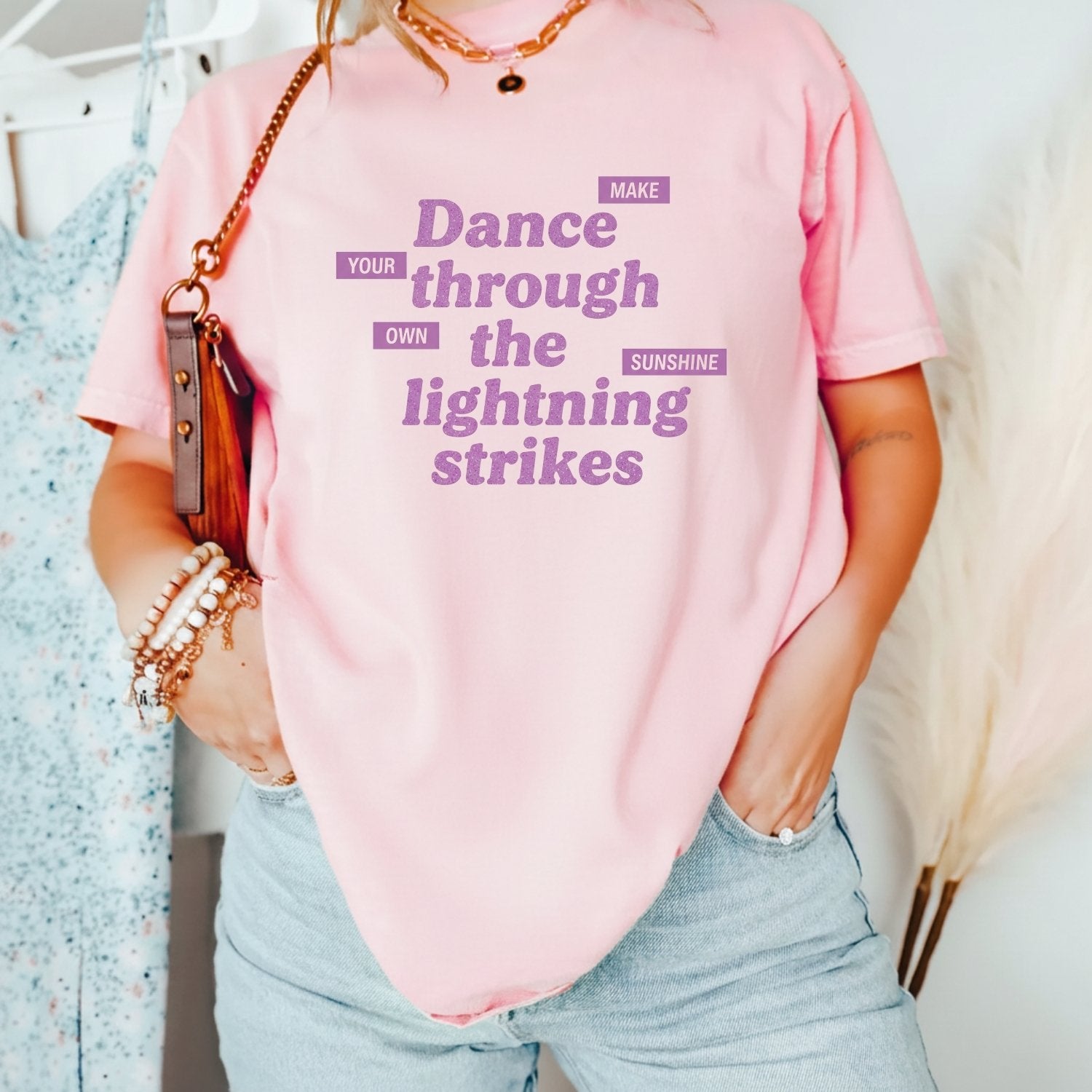 Showgirl Make Your Own Sunshine Shirt – Retro Positive Graphic Tee