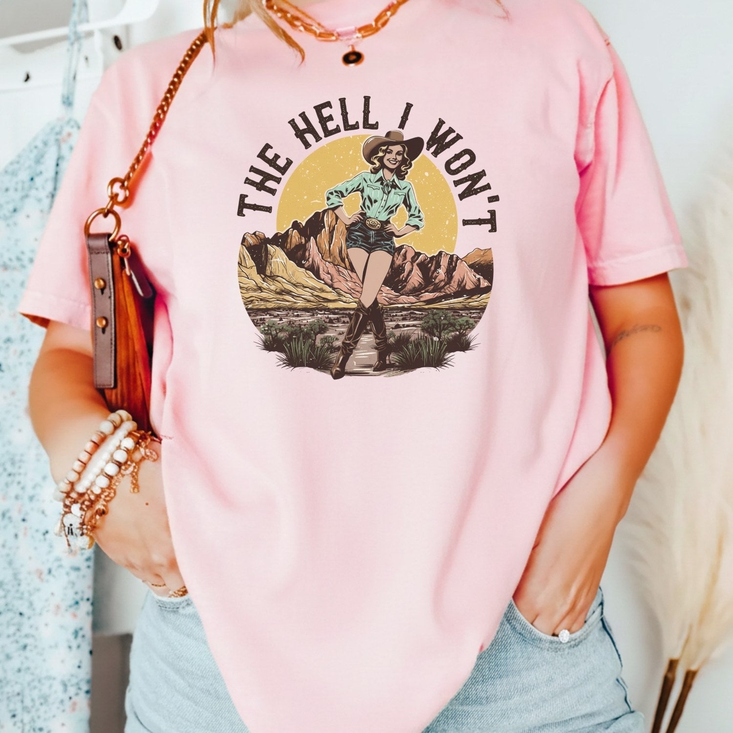 The Hell I Won’t T-Shirt – Retro Feminist Tee, Equality & Strength Gift Idea