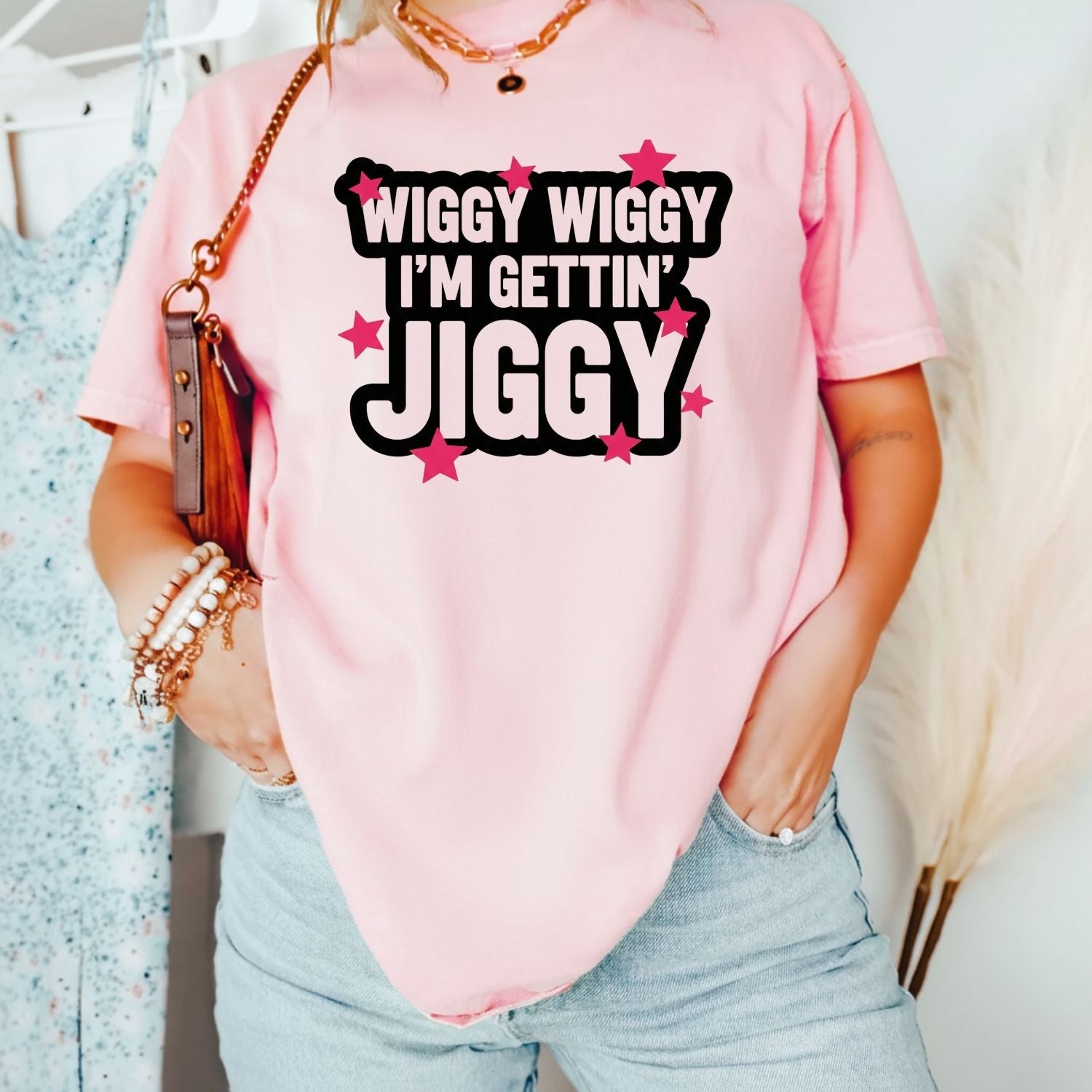 Vintage 90s Boyband T-Shirt – Wiggy Wiggy I’m Gettin Jiggy Retro Tour Tee