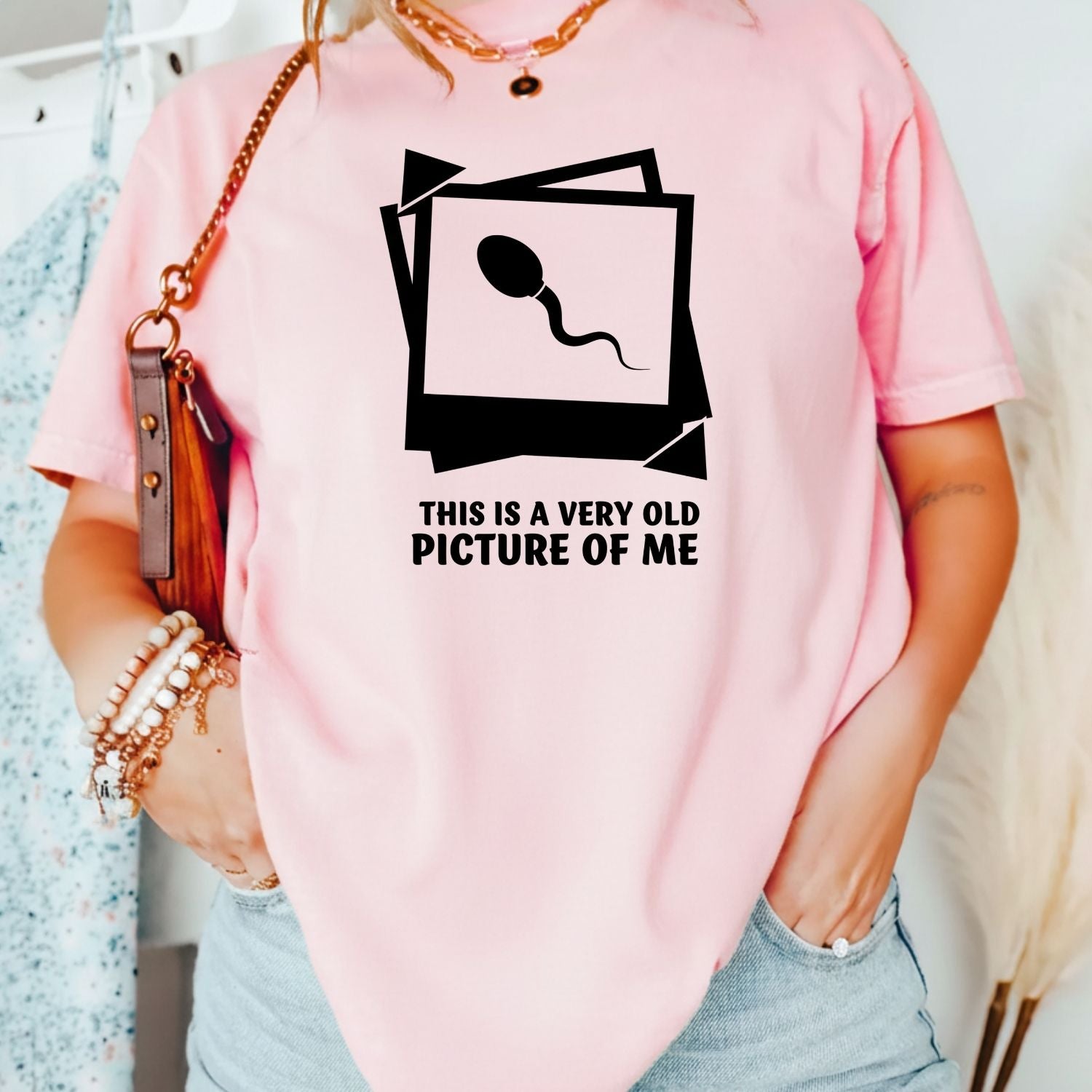 Funny This Is a Very Old Picture of Me T-Shirt - Humor Tee for Men - Sarcastic Birthday Gift