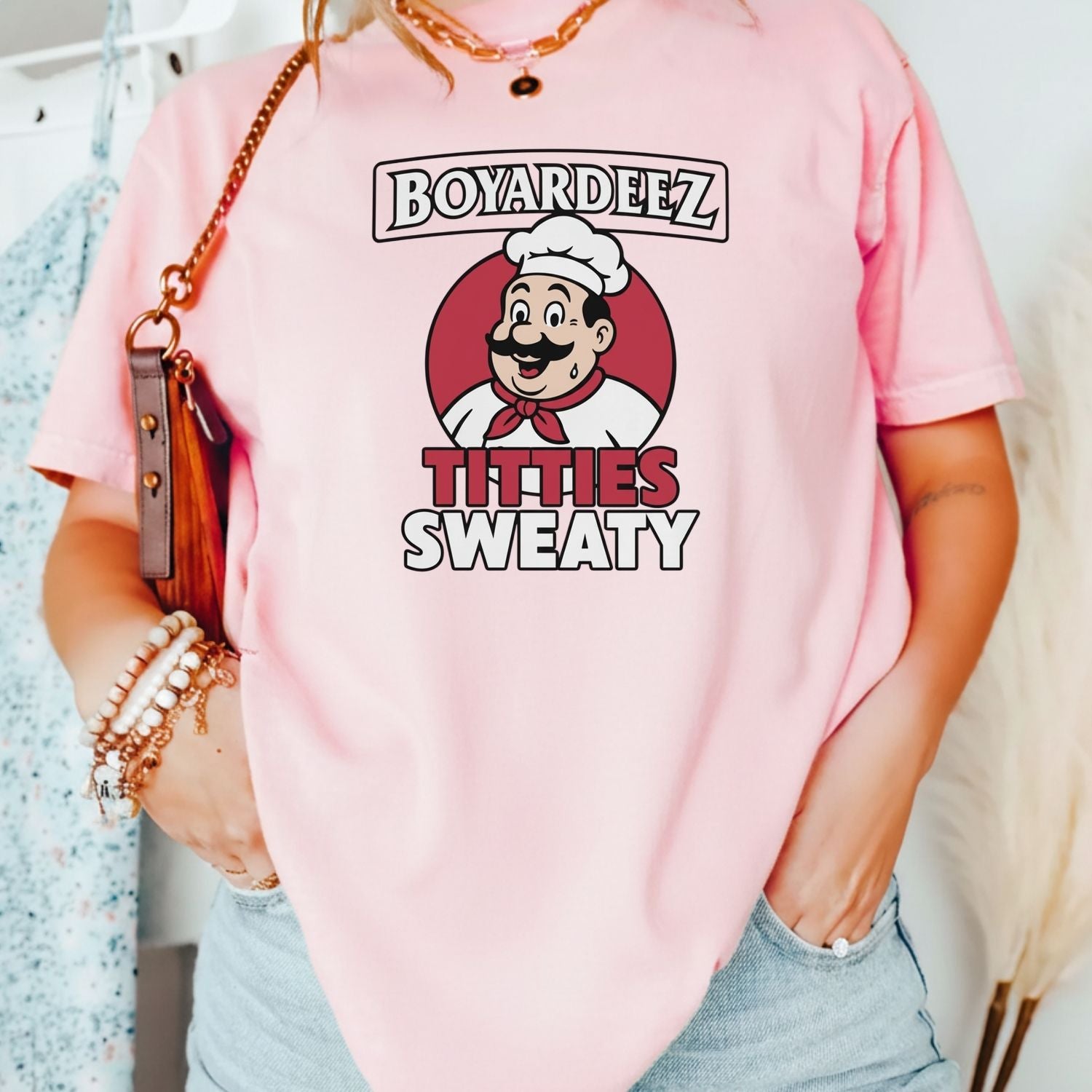 Retro Funny Boyardeez Nutz Sweaty Meme T-Shirt - Embarrassing Graphic Tee - Humor Shirt for Men and Women