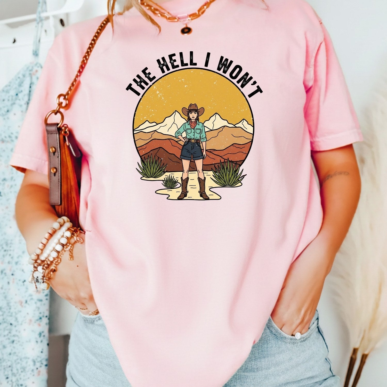 The Hell I Won’t Shirt – Retro Feminist Tee, Women’s Empowerment Gift, Boss Lady T-Shirt