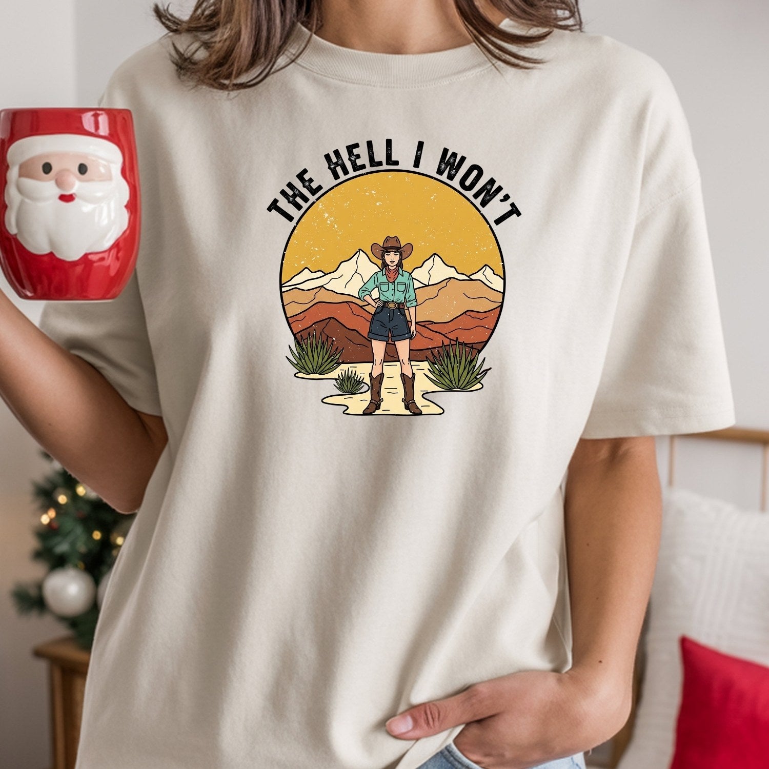 The Hell I Won’t Shirt – Retro Feminist Tee, Women’s Empowerment Gift, Boss Lady T-Shirt