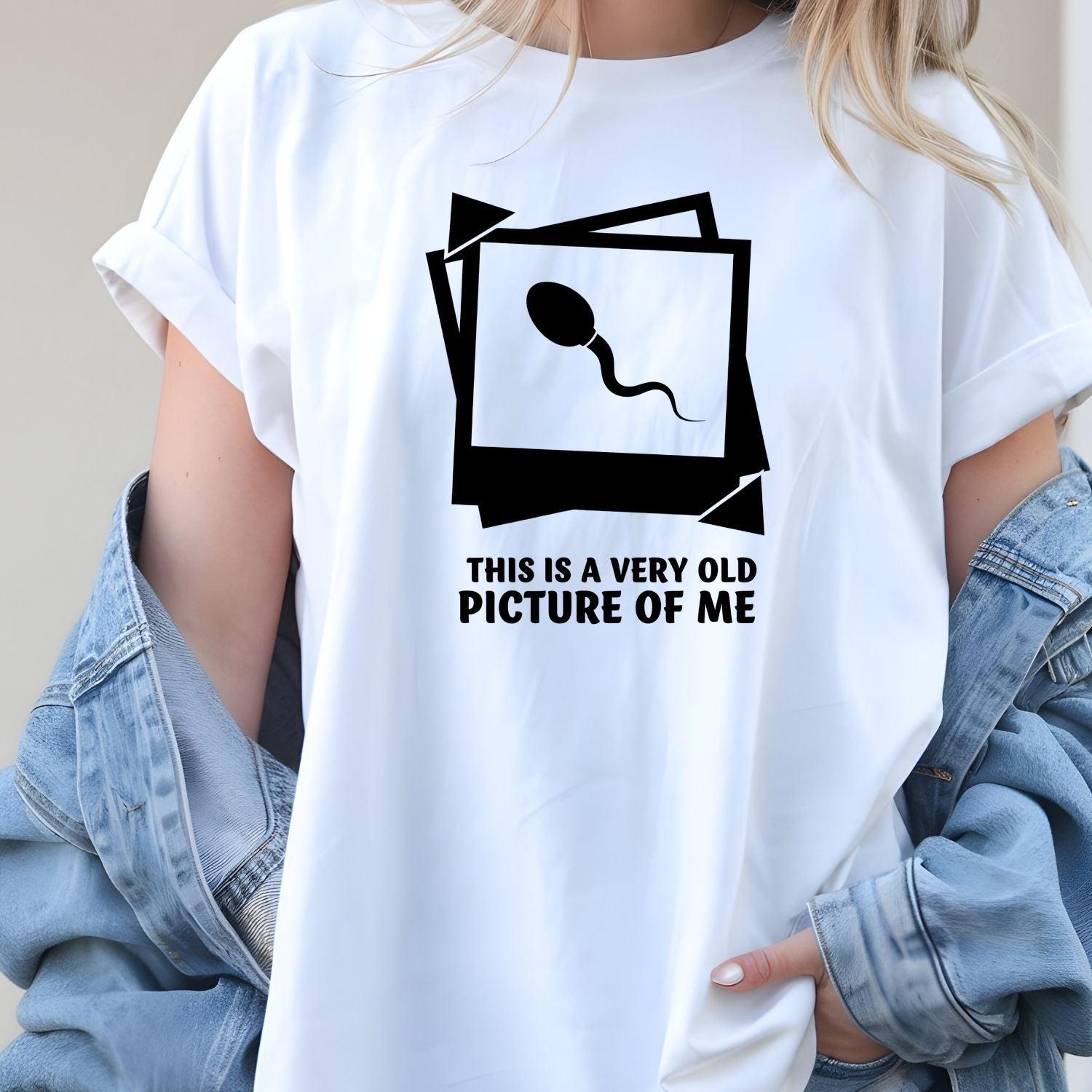 Funny This Is a Very Old Picture of Me T-Shirt - Humor Tee for Men - Sarcastic Birthday Gift