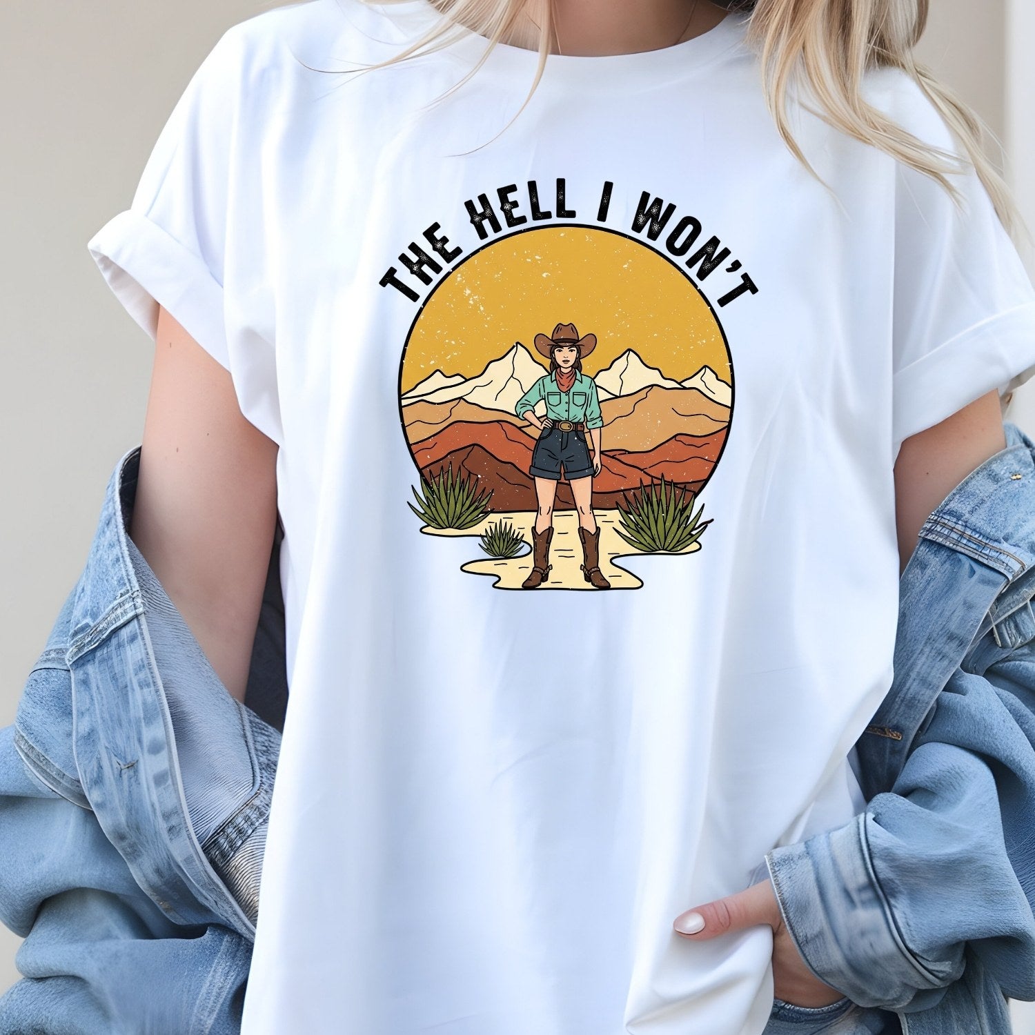 The Hell I Won’t Shirt – Retro Feminist Tee, Women’s Empowerment Gift, Boss Lady T-Shirt