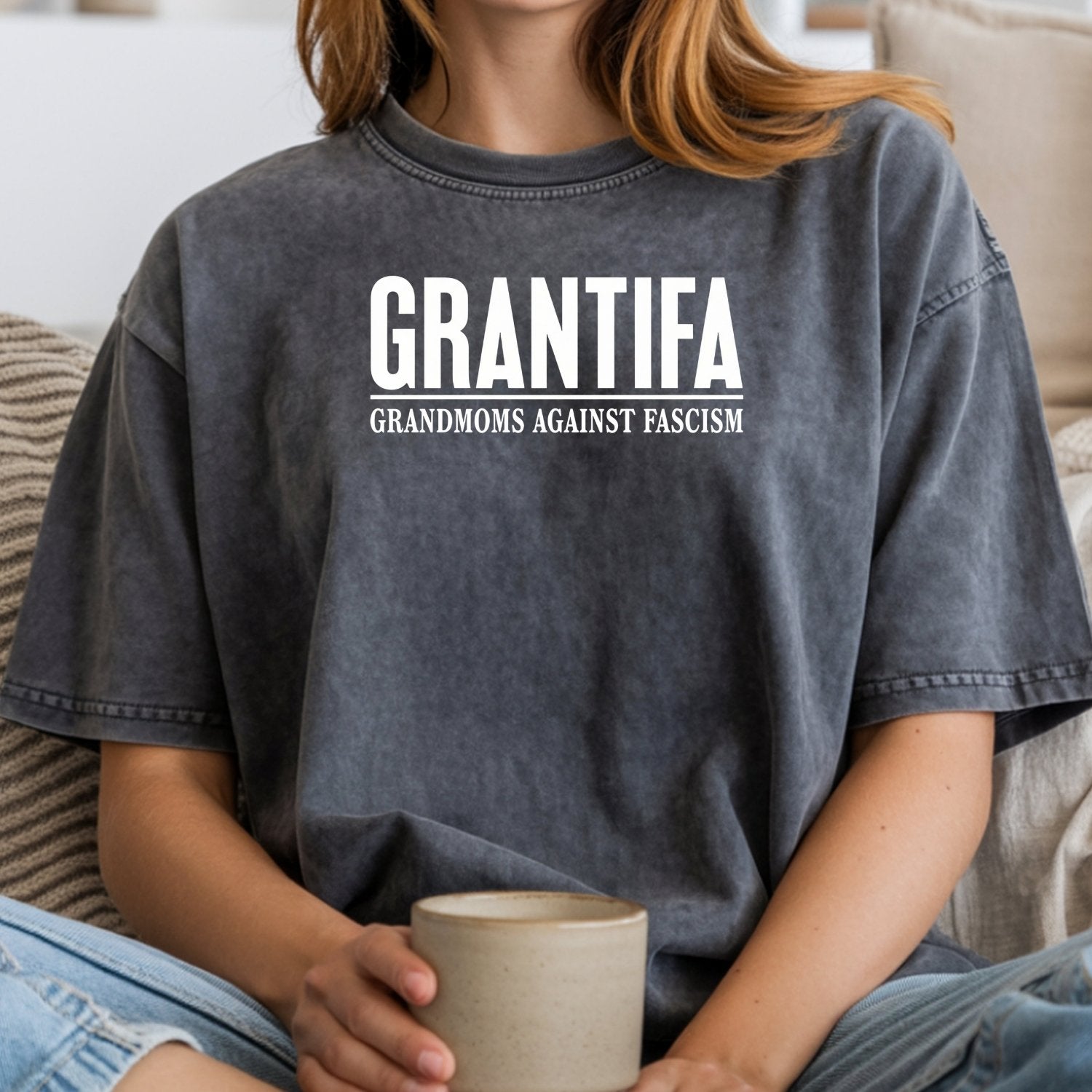 Grantifa Grandmoms T-Shirt – Funny Grandma Meme Graphic Tee