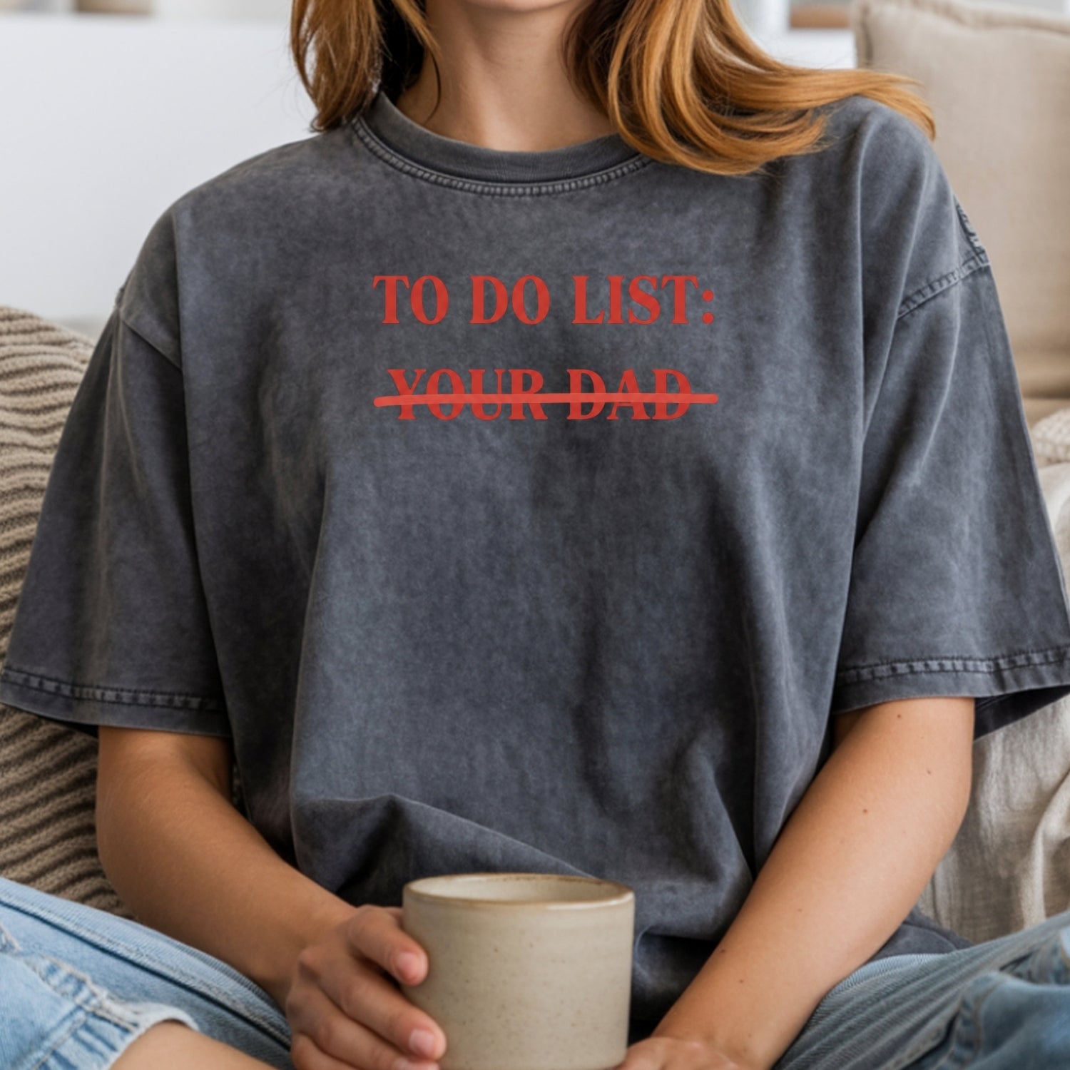 To Do List Tee – Funny Sarcastic Humor Shirt – Sassy Wordplay Graphic Top