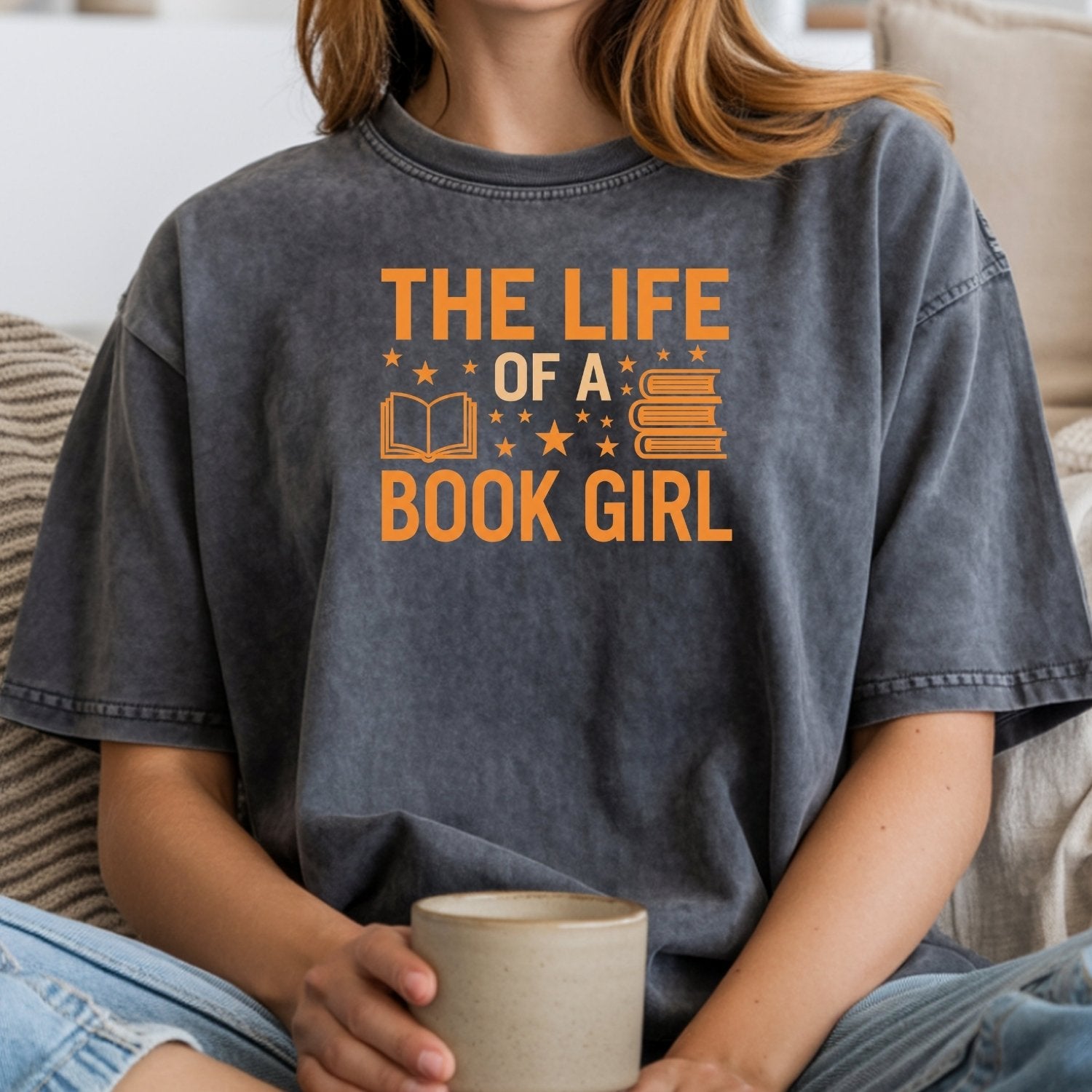 The Life of a Book Girl Shirt – Funny Showgirl Era Book Lover Tee