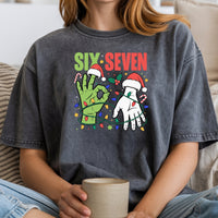 6 7 Christmas Shirt – Funny Santa Meme Holiday Tee