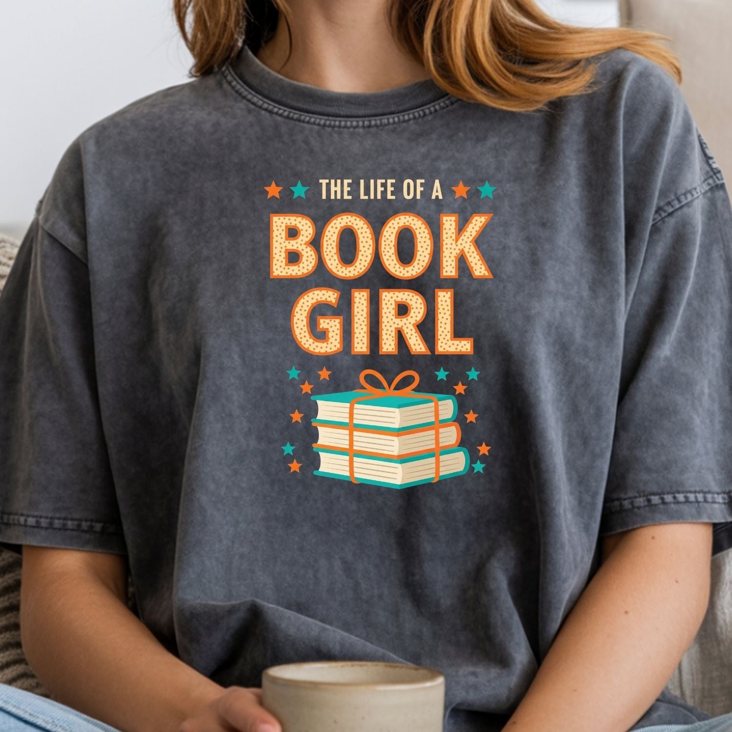 Book Girl Shirt - The Life of a Book Lover Tee - Showgirl Aesthetic T-Shirt for Fans