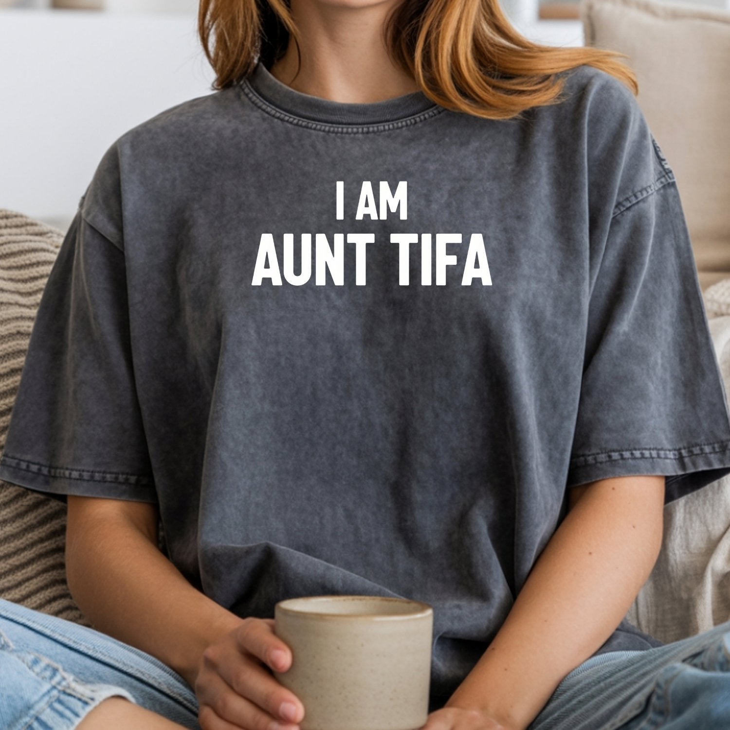 Funny Aunt Tifa Shirt – Humorous Meme Graphic Tee for Aunts