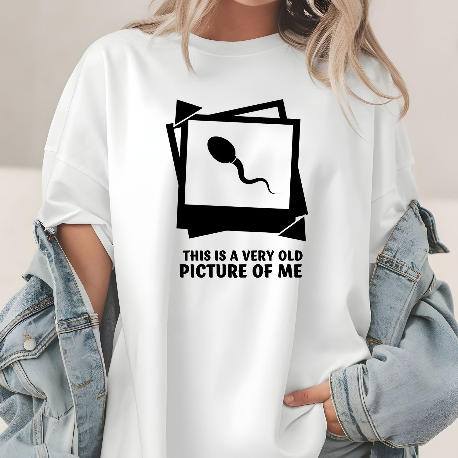 Funny This Is a Very Old Picture of Me T-Shirt - Humor Tee for Men - Sarcastic Birthday Gift