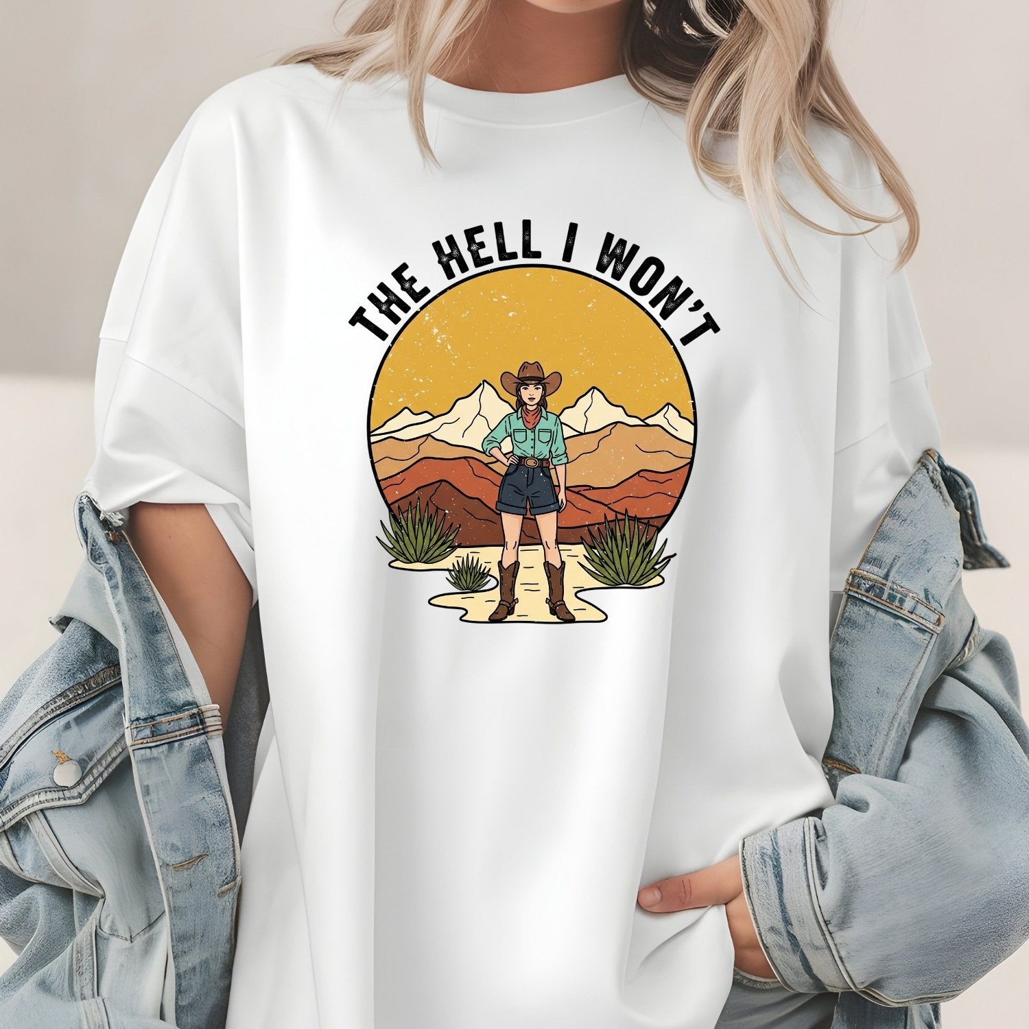 The Hell I Won’t Shirt – Retro Feminist Tee, Women’s Empowerment Gift, Boss Lady T-Shirt
