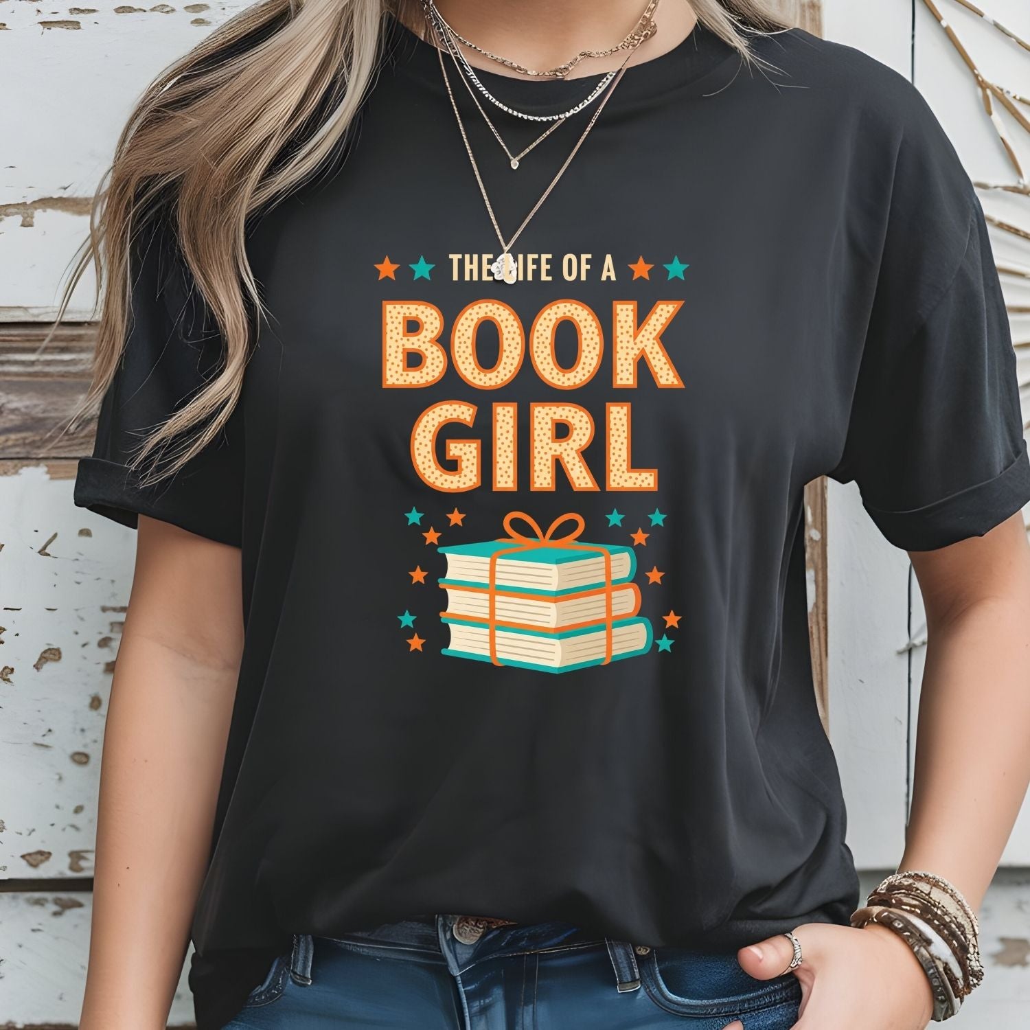 Book Girl Shirt - The Life of a Book Lover Tee - Showgirl Aesthetic T-Shirt for Fans