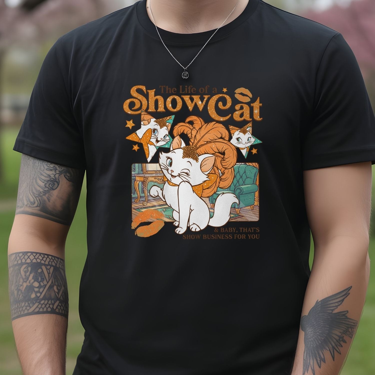 Vintage Showcat Shirt - The Life of a Show Cat Tee - Retro Cat Lover T-Shirt for Women