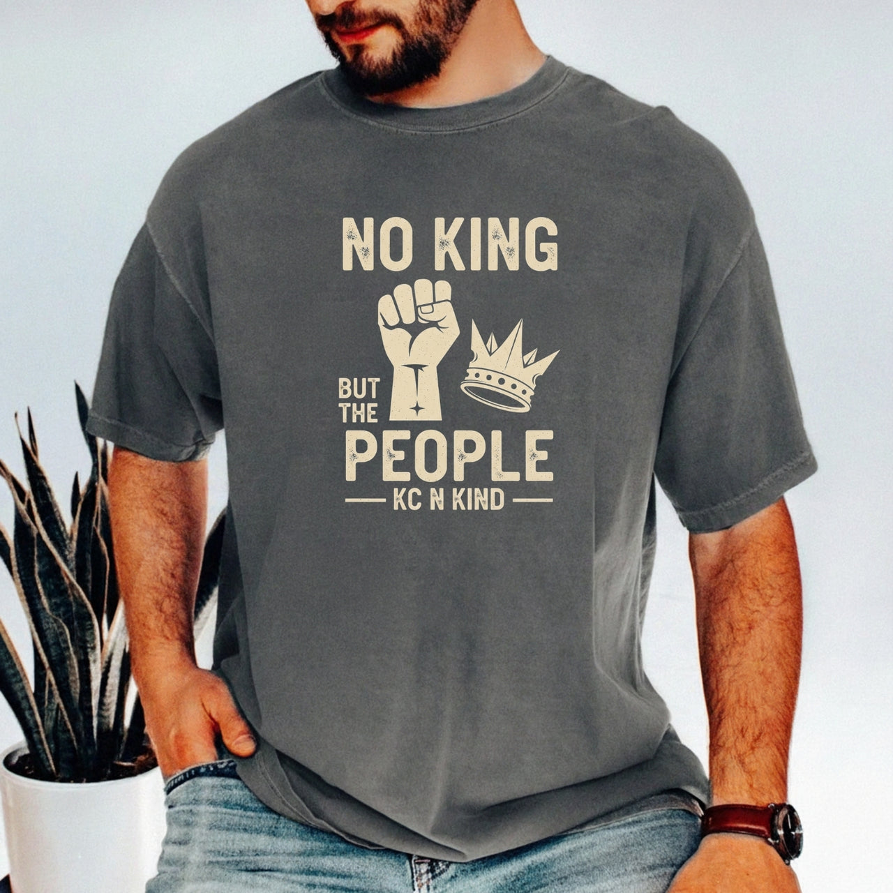 No King But The People T-Shirt – Unisex Equality & Empowerment Tee