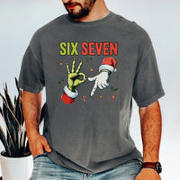 Six Seven Christmas Shirt – Funny Holiday Meme Graphic Tee