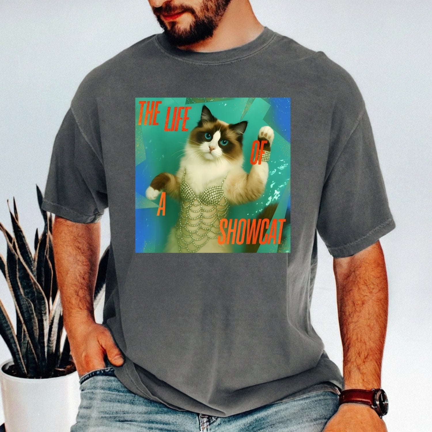 The Life of a Showcat Shirt – Funny Cat Lover Graphic Tee