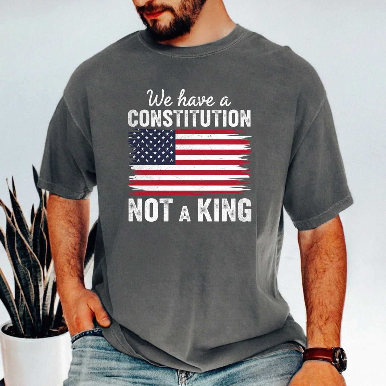 We Have a Constitution No Kings Shirt – Patriotic Freedom Graphic Tee