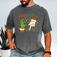 6 7 Meme Christmas Tee – Funny Santa Holiday Graphic Shirt