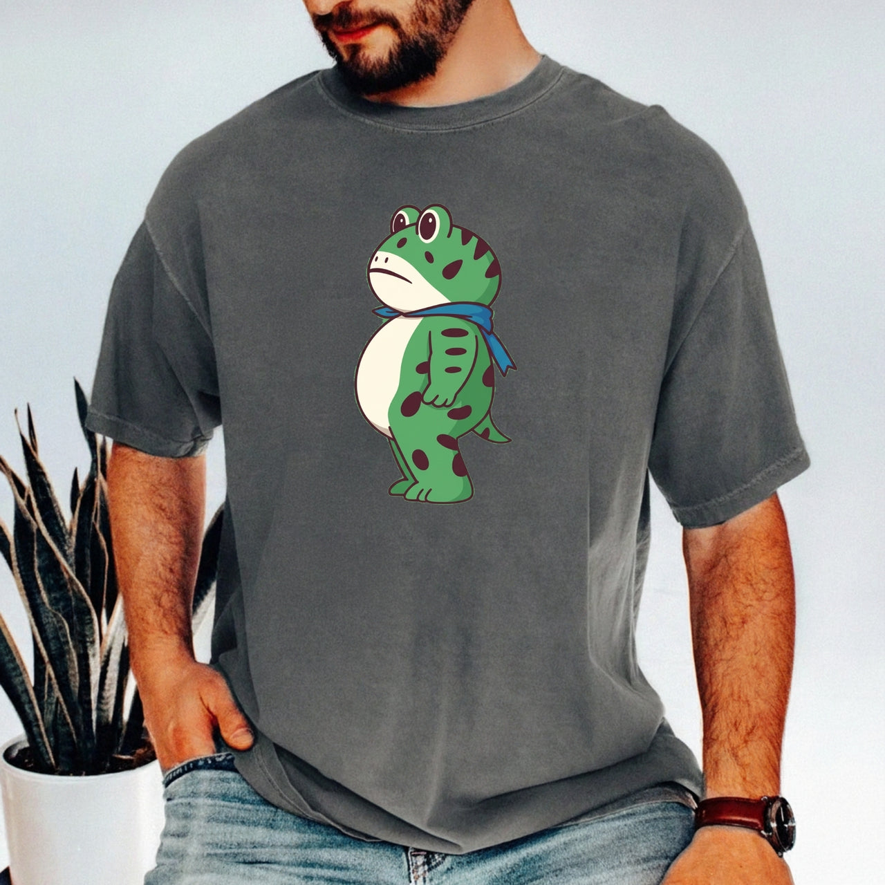 Portland Frog T-Shirt – Witty Protest-Style Vintage Shirt