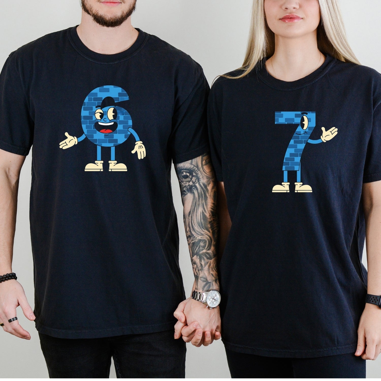 6 7 Costume Matching T-Shirts For Couples