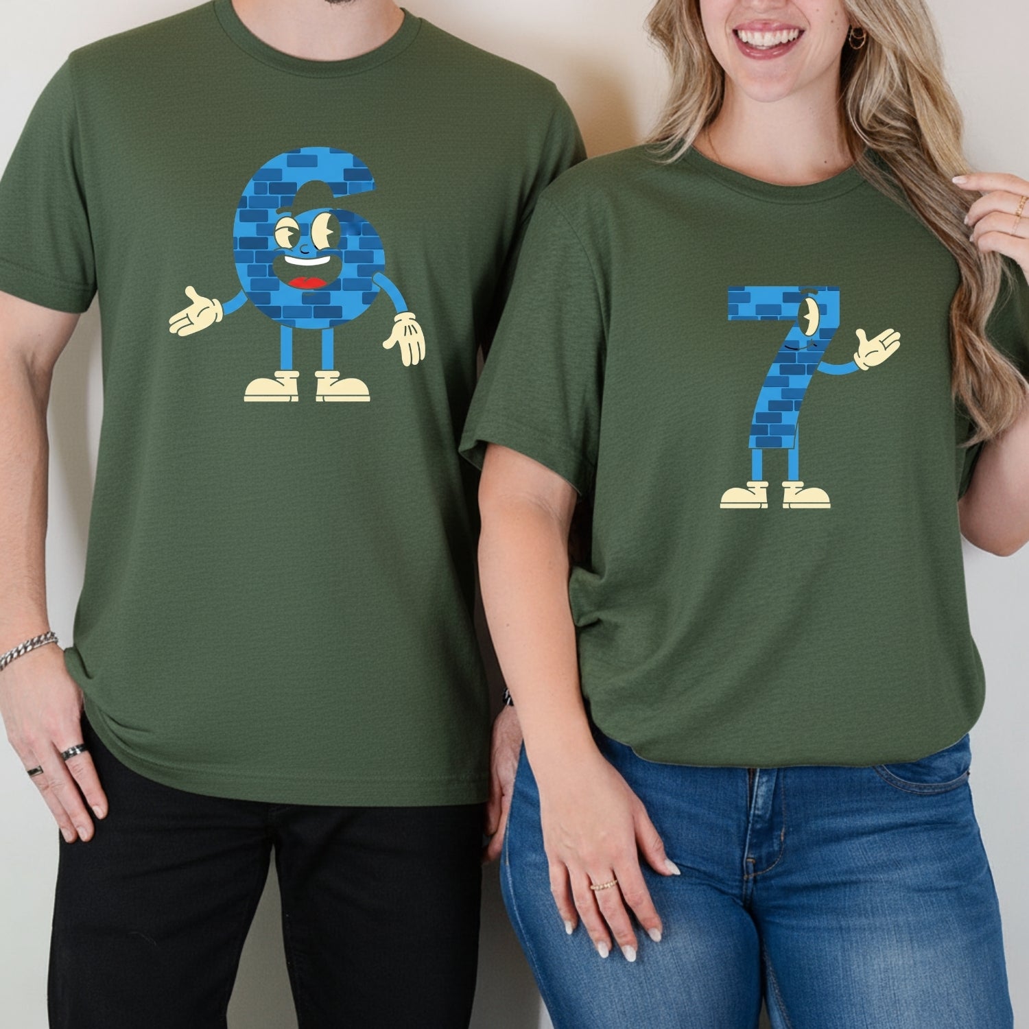 6 7 Costume Matching T-Shirts For Couples