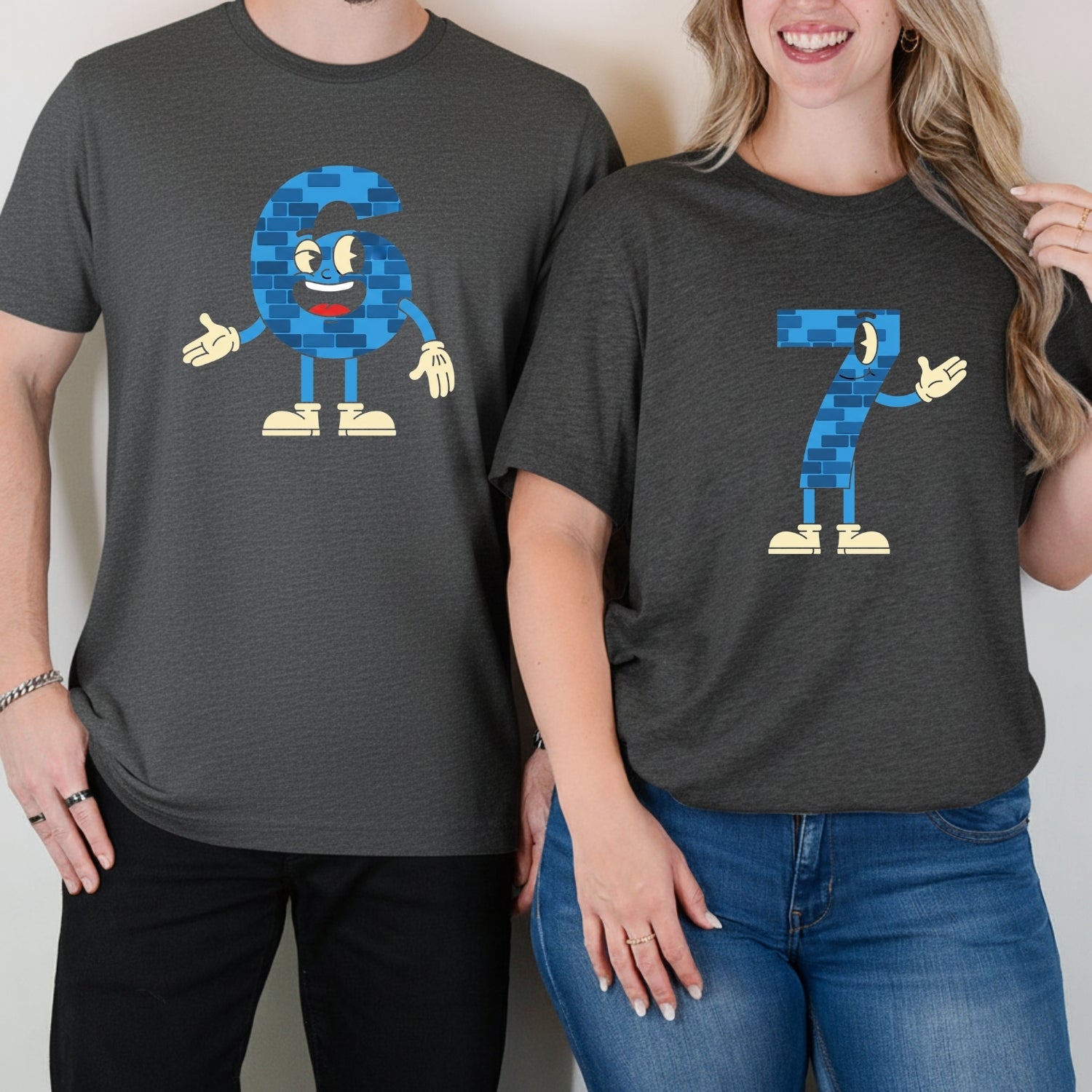 6 7 Costume Matching T-Shirts For Couples